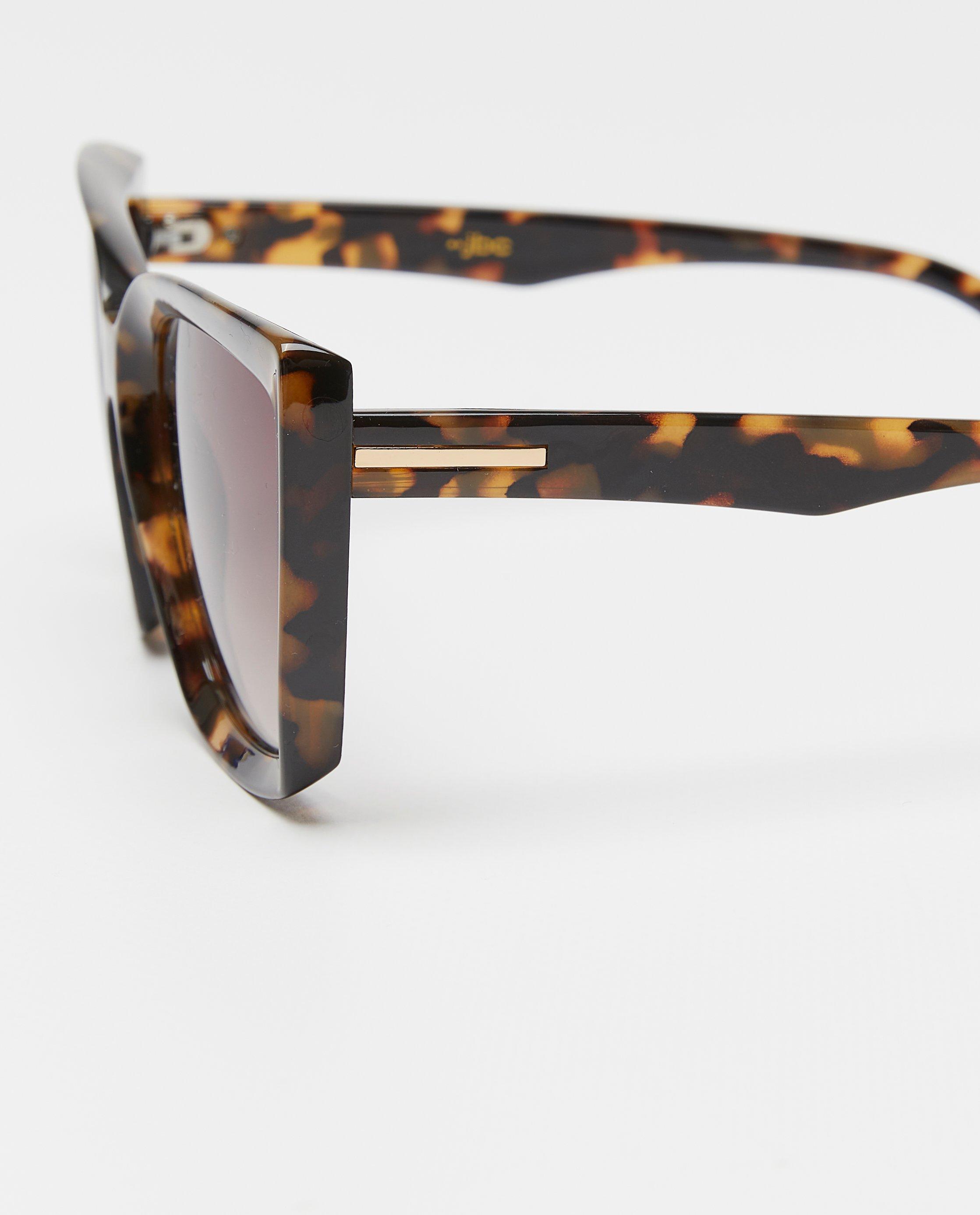 Lunettes de soleil &agrave; imprim&eacute; l&eacute;opard, femmes - D&eacute;tails du produit - brun - image num&eacute;ro 2