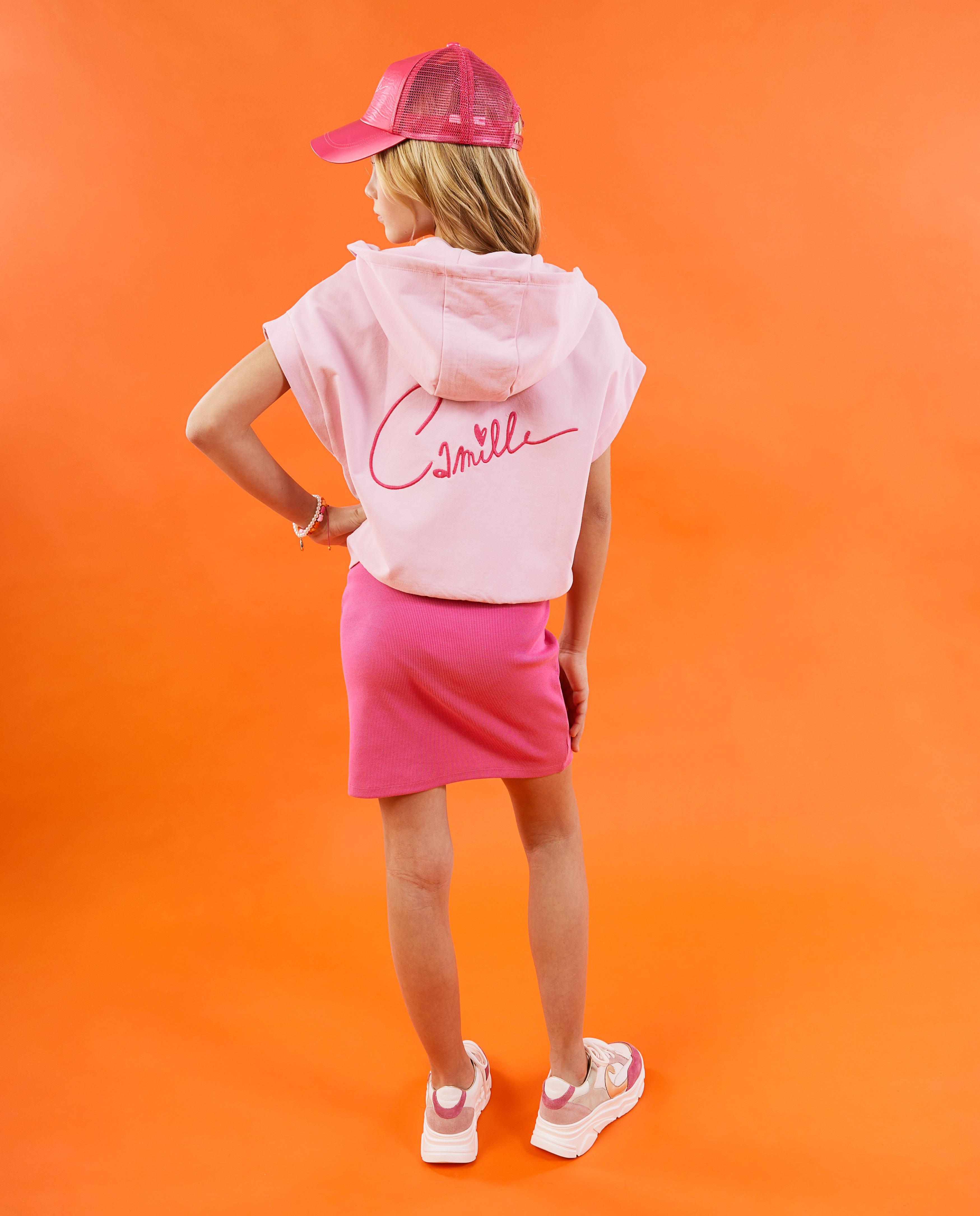 Sweatvest met geborduurd opschrift, 6-14 jaar - Product Detail - lichtroze - afbeelding nummer 4