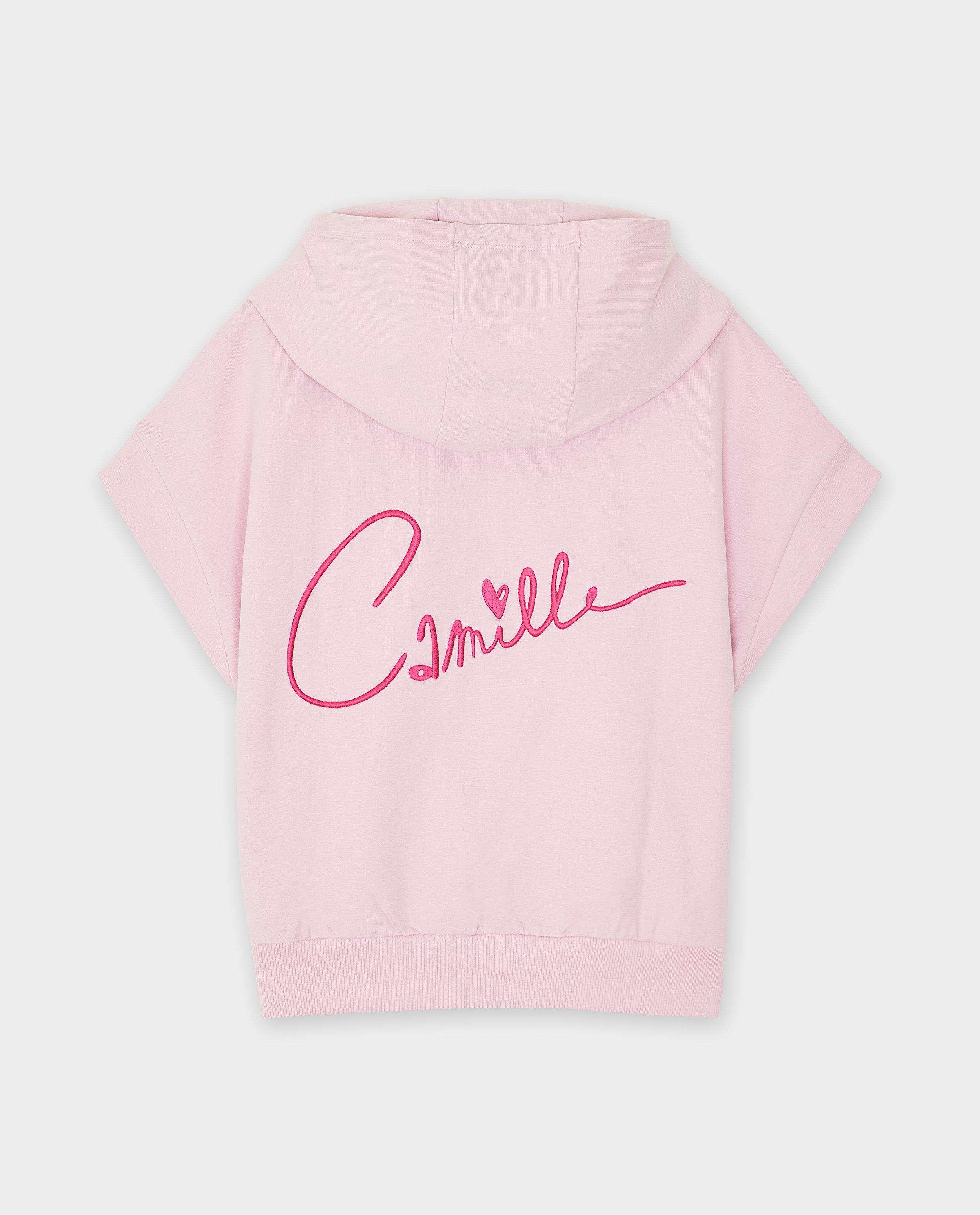 Cardigan - Sweatvest met geborduurd opschrift, XS-XL
