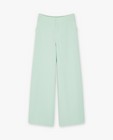 Pantalons - Pantalon vert pâle, coupe ample