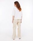 Pantalons - Pantalon beige, coupe cargo