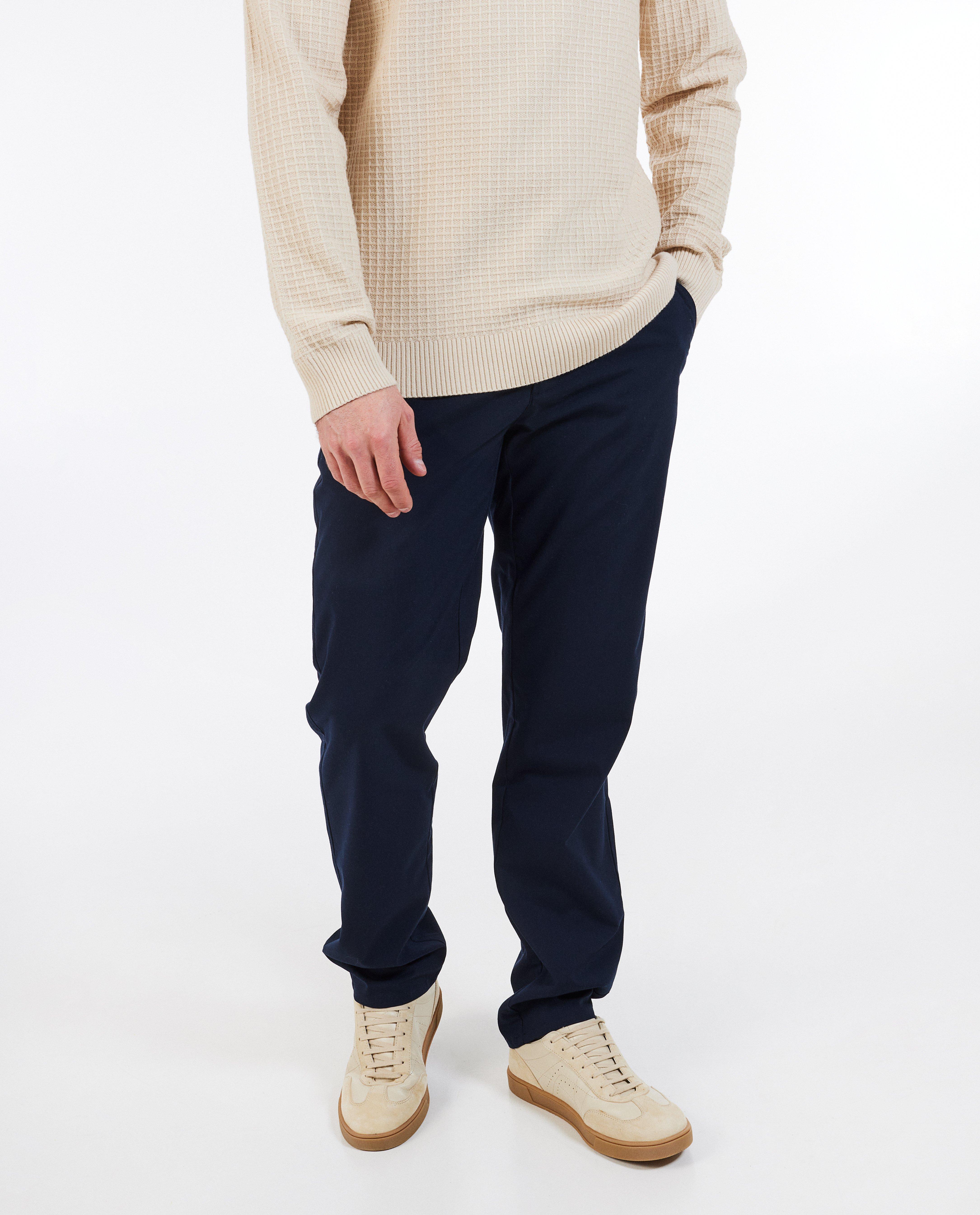 Broeken - Donkerblauwe geklede broek