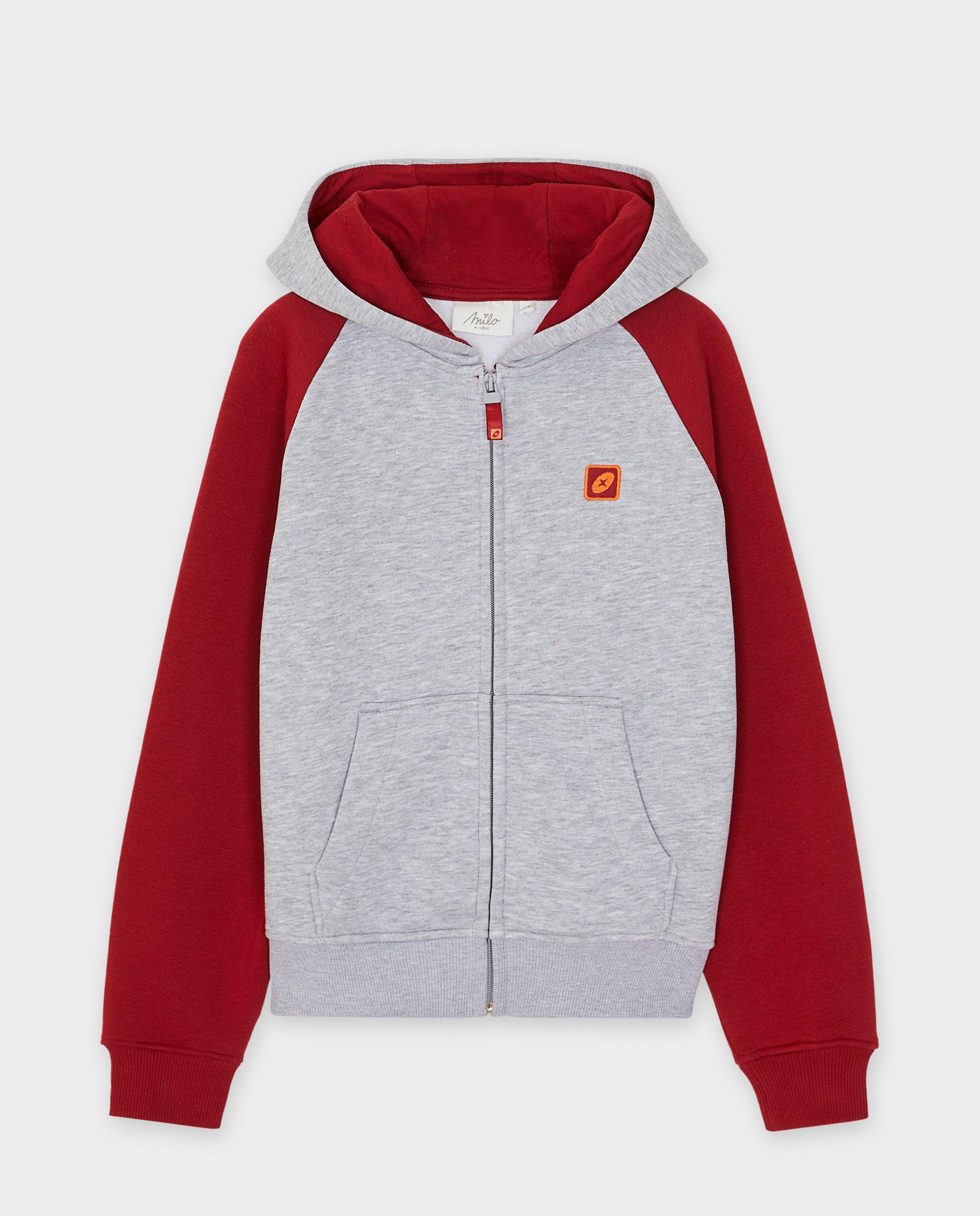 Cardigan - Sweatvest met color block Milo, 6-14 jaar