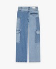 Jeans - Jeans met color block, straight fit, 6-14 jaar