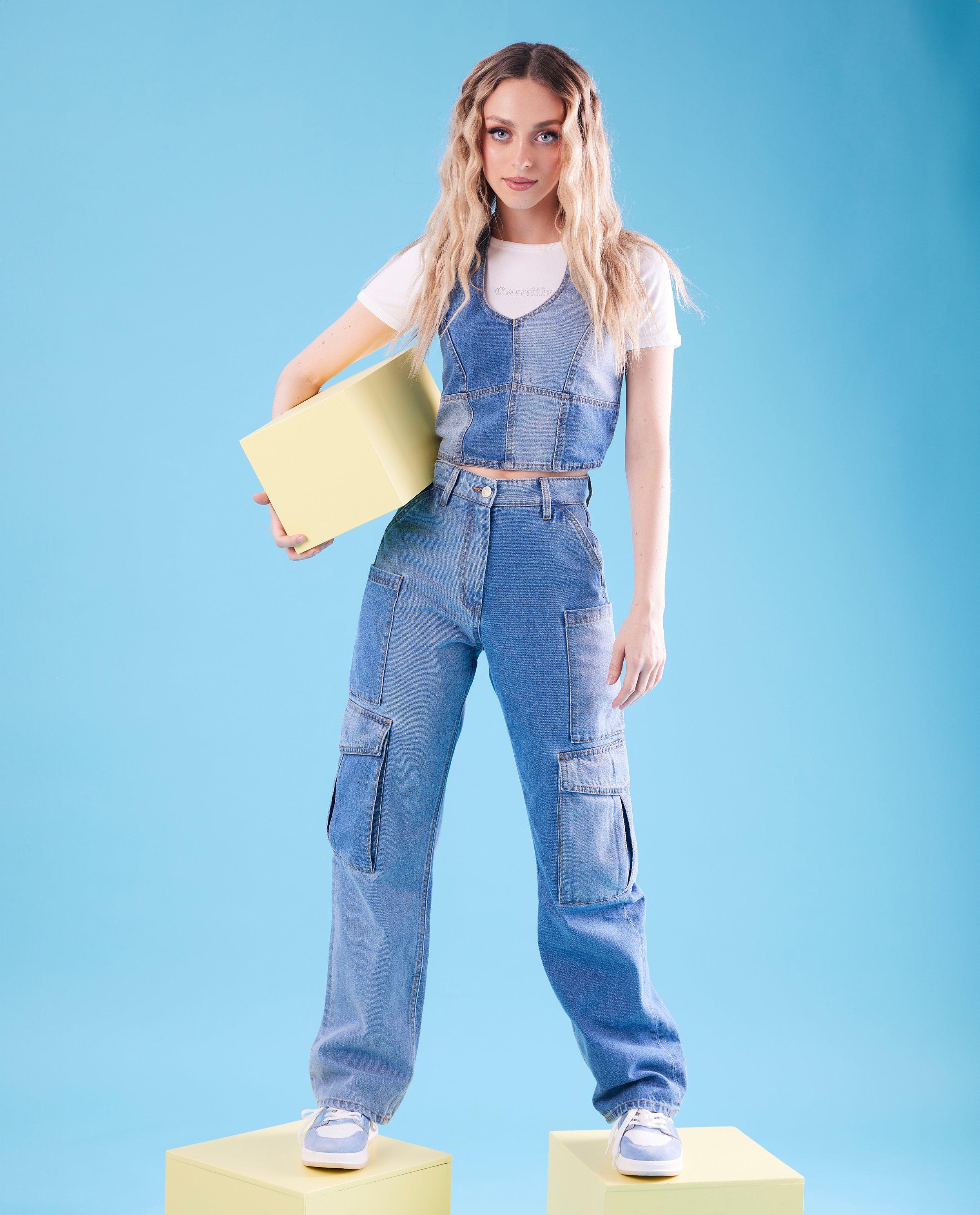 Jeans - Jeans van biokatoen, straight fit, 6-14 jaar