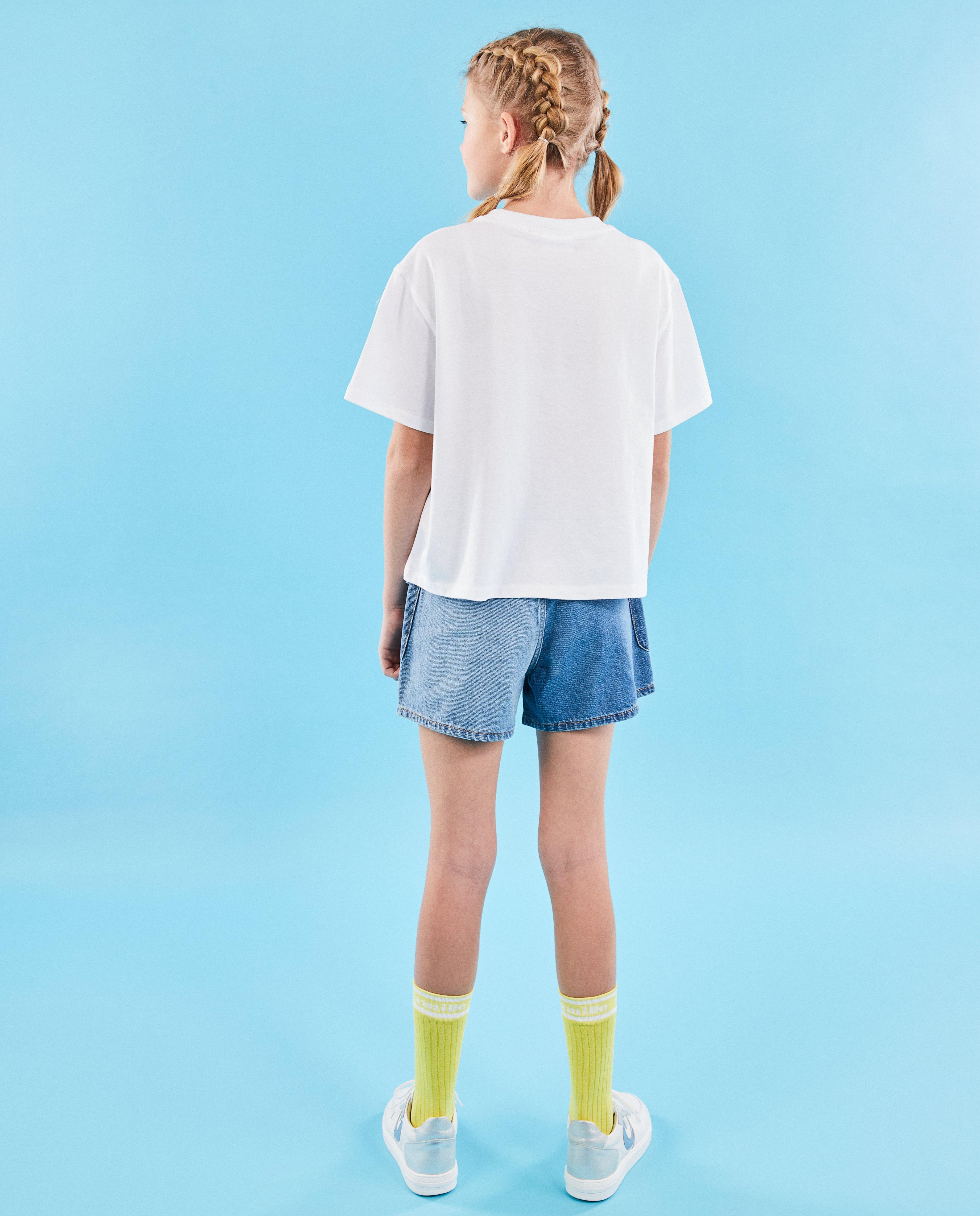 Shorten - Jeansshort van biokatoen, 4-14 jaar