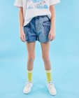 Shorten - Jeansshort met color block, 4-14 jaar