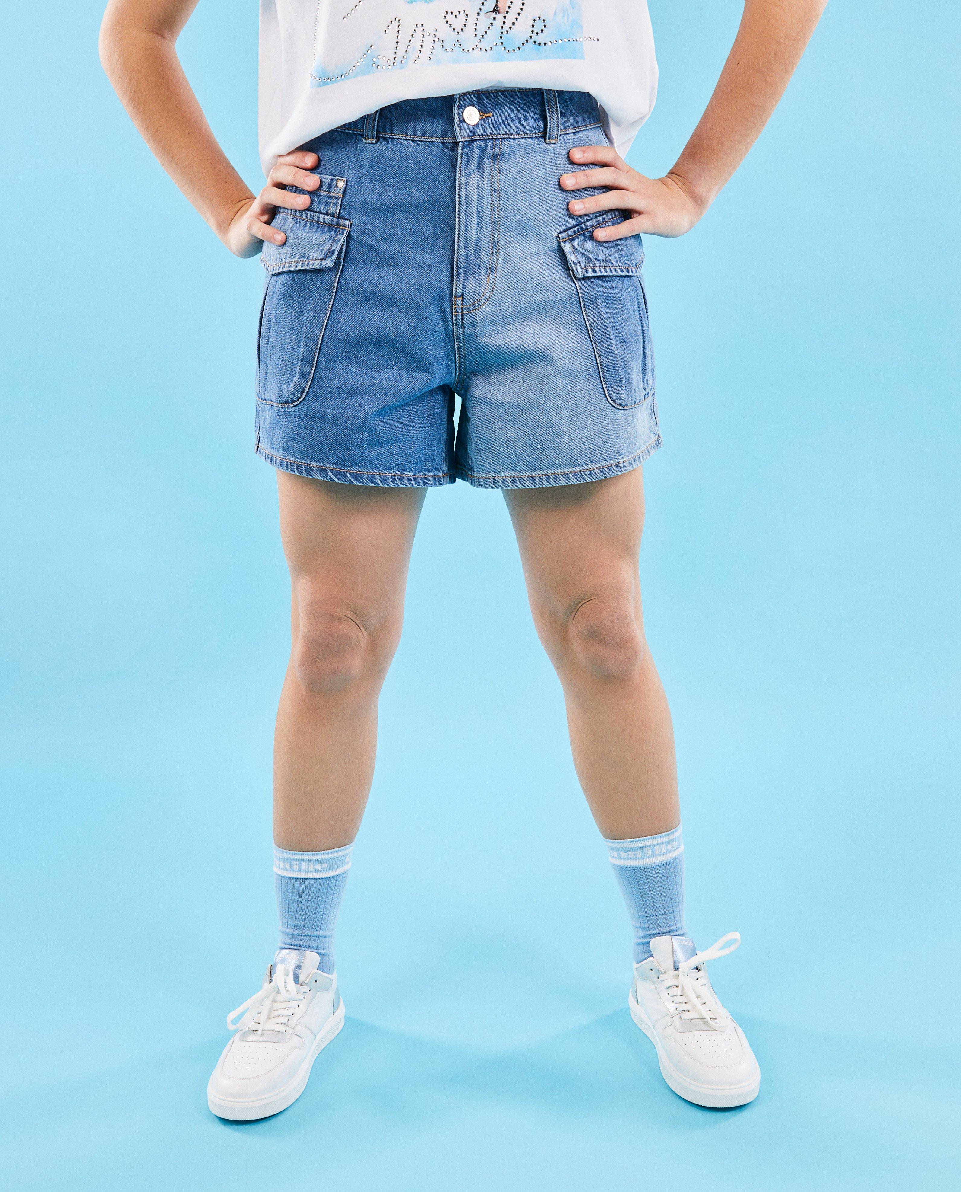 Shorten - Jeansshort van biokatoen, XS-XL
