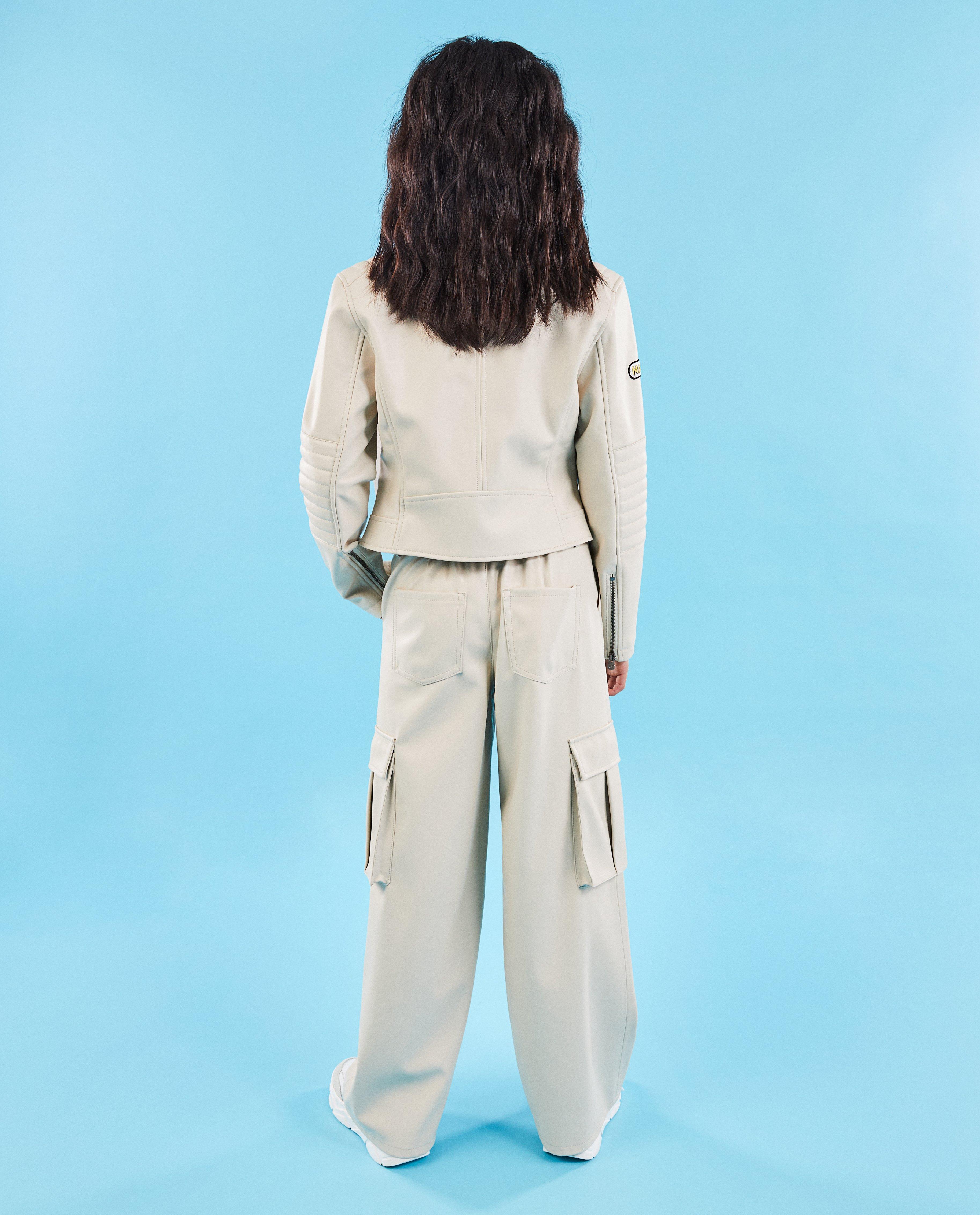 Broeken - Beige broek, cargo fit, 6-14 jaar