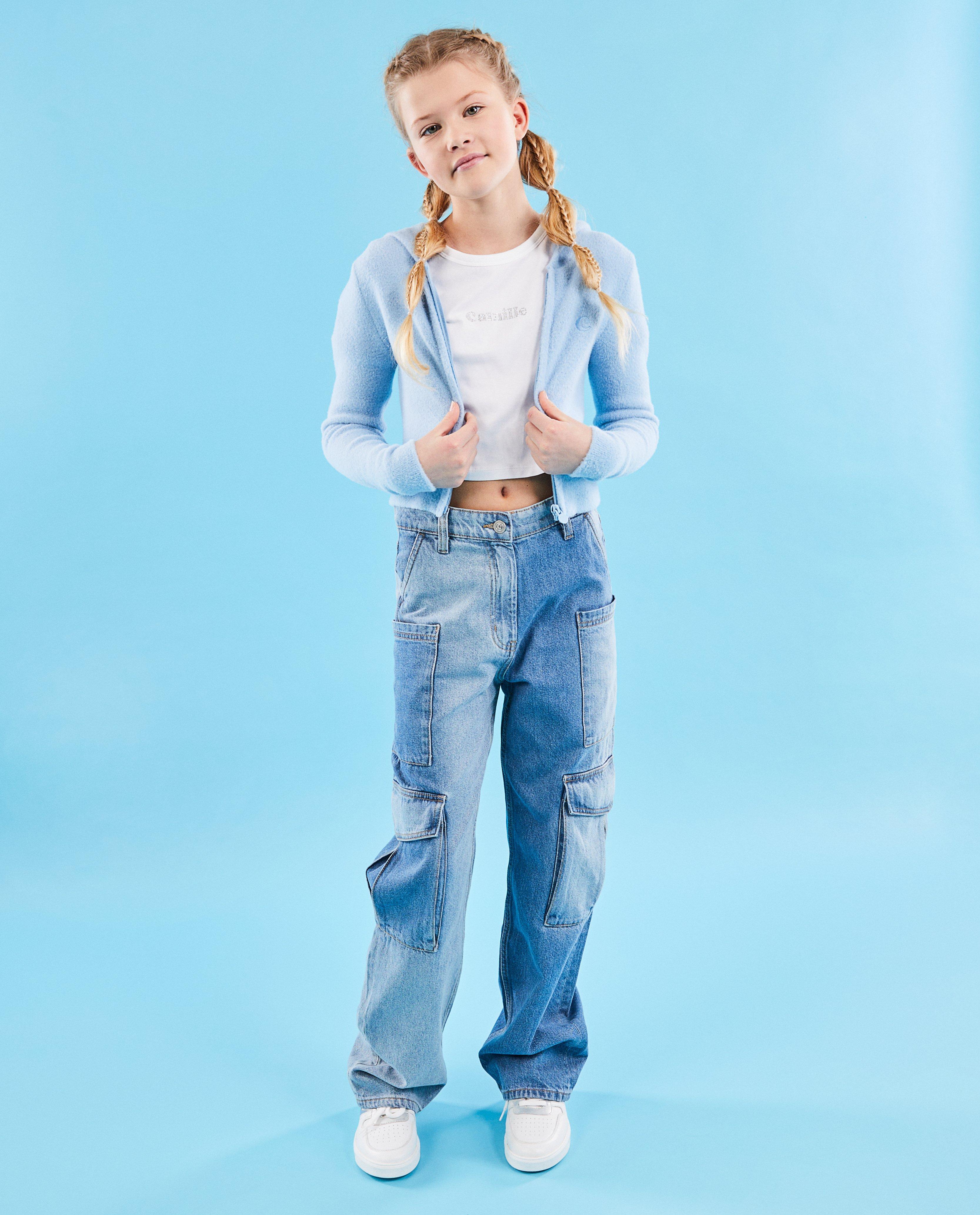 Fluffy vest, 6-14 jaar - null - CAMILLE