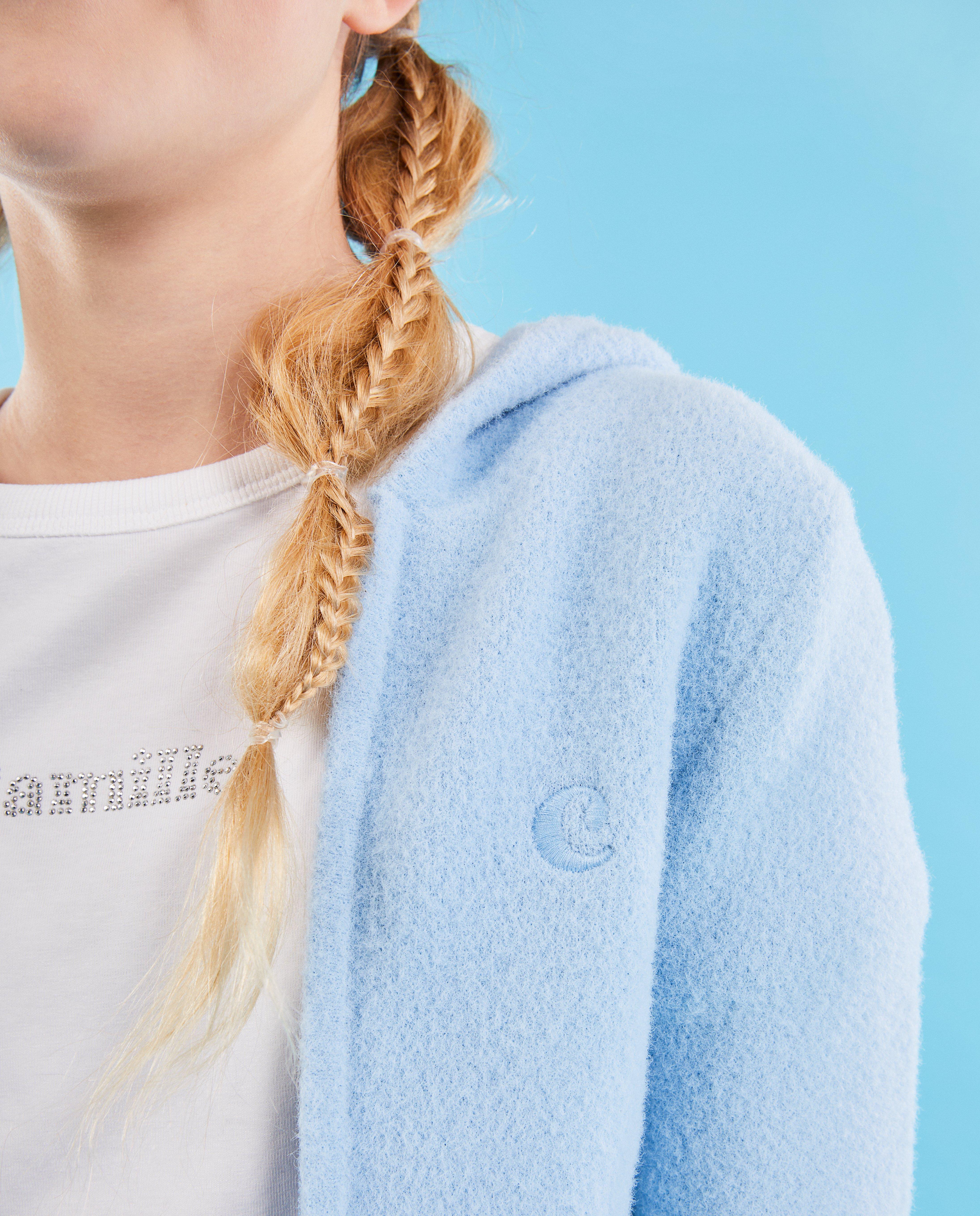 Cardigan - Fluffy vest, 6-14 jaar