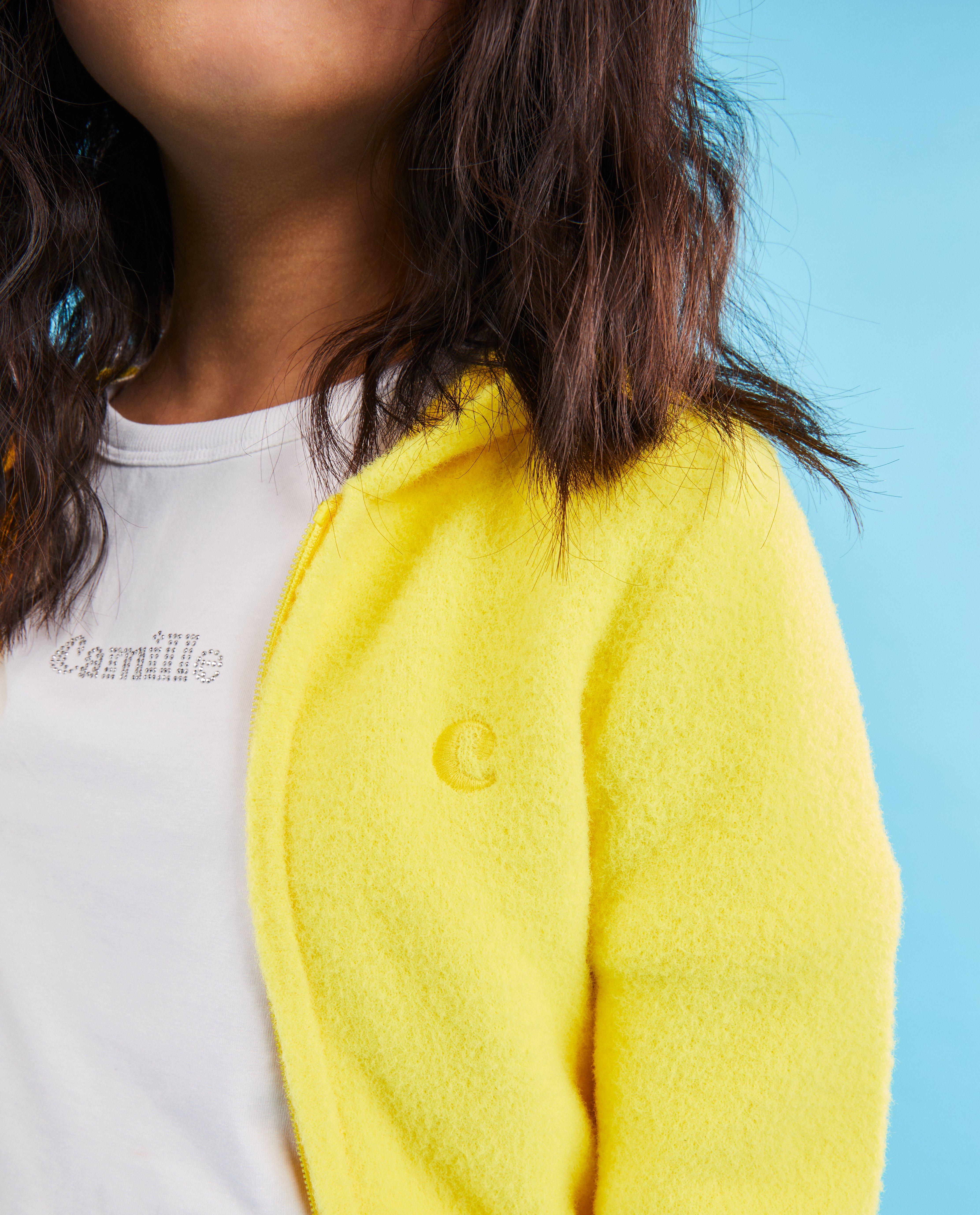 Gilet duveteux, 6-14 ans  - Détails du produit - jaune vif - image numéro 3