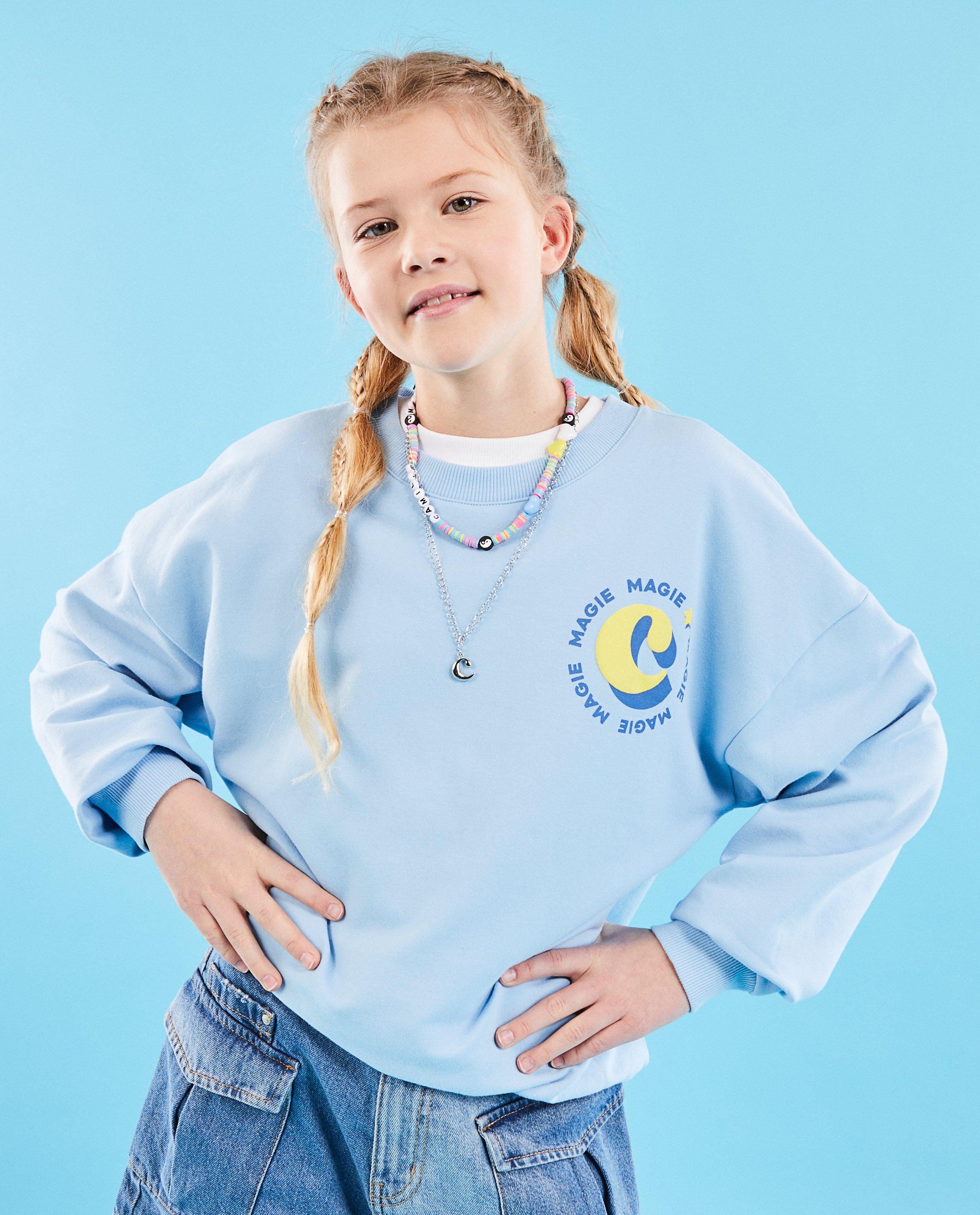Sweaters - Sweater met opschrift, 4-14 jaar