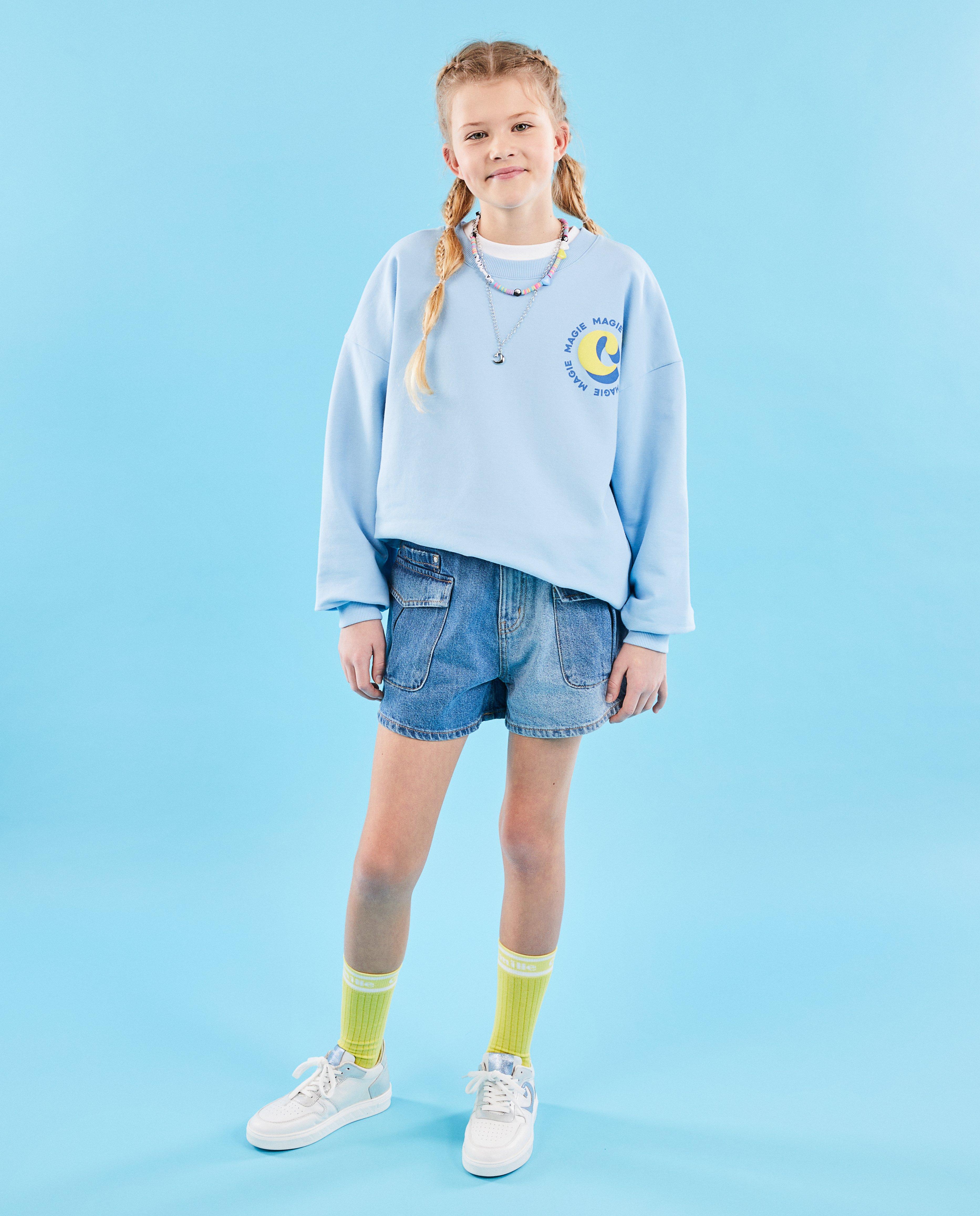 Sweaters - Sweater met opschrift, 4-14 jaar