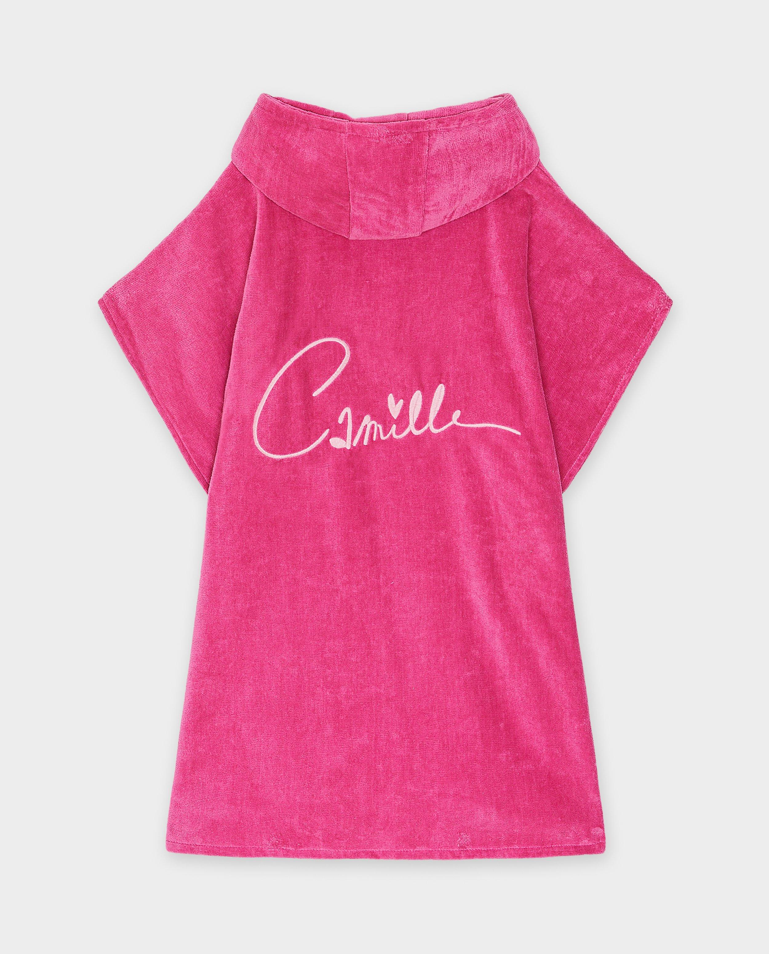 Zwemkleding - Badponcho met geborduurd opschrift, 6-14 jaar