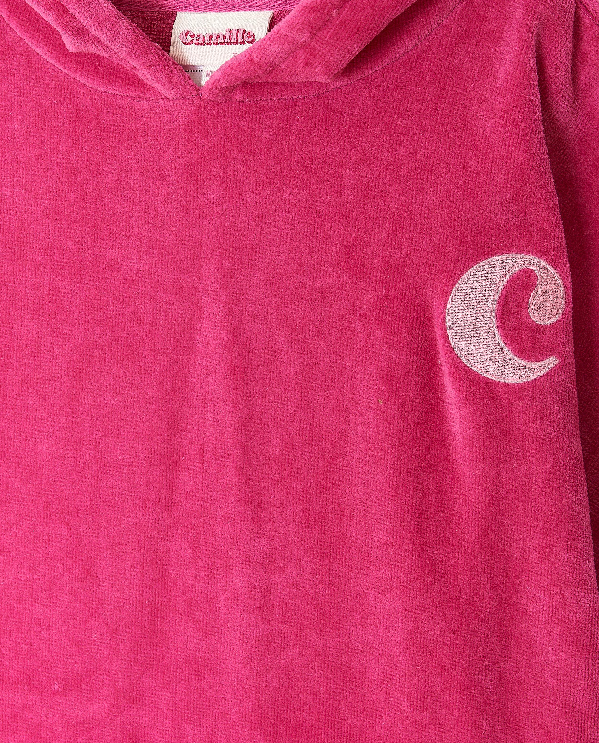Zwemkleding - Badponcho met geborduurd opschrift, 6-14 jaar