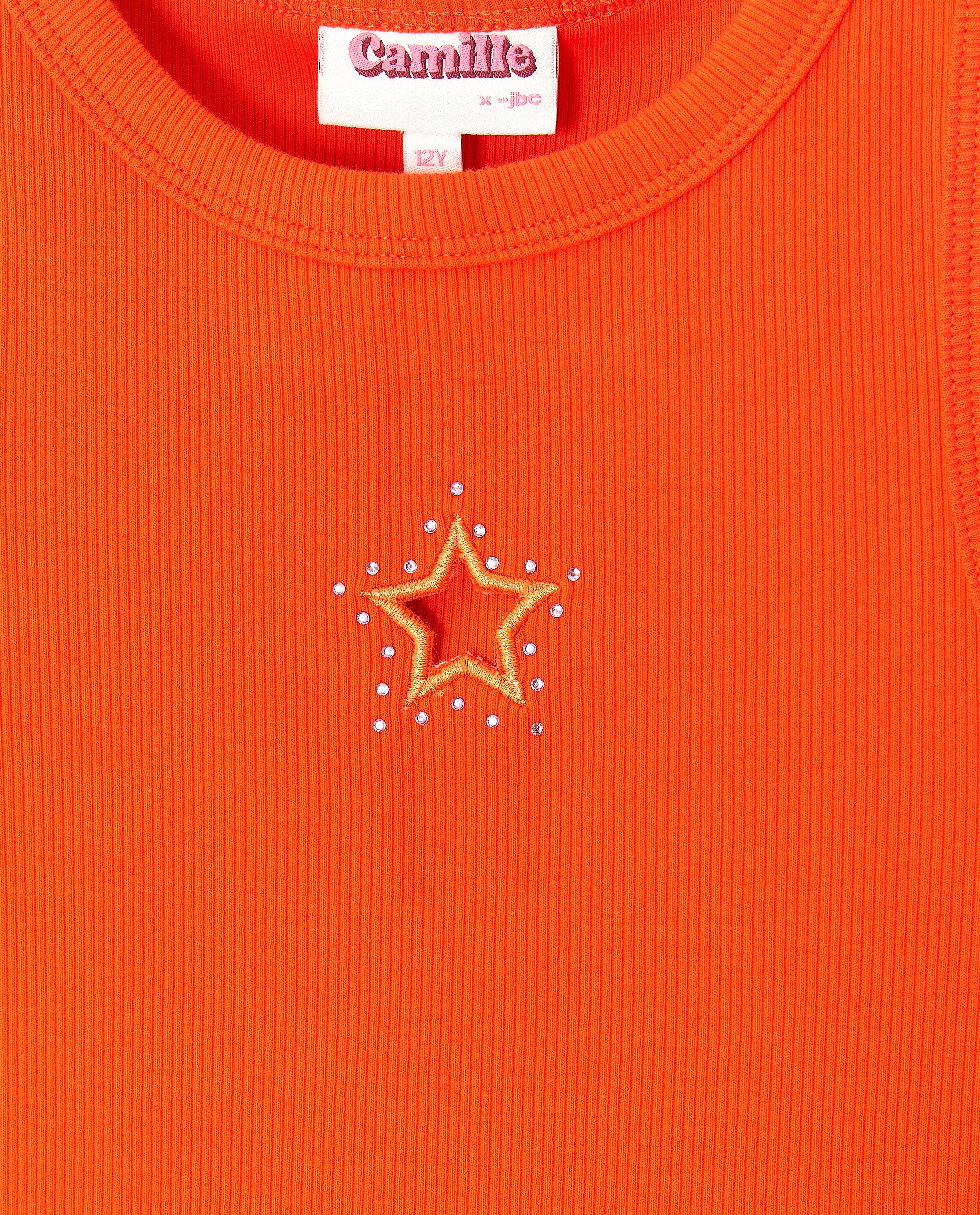 T-shirts - Top met borduursel, 6-14 jaar