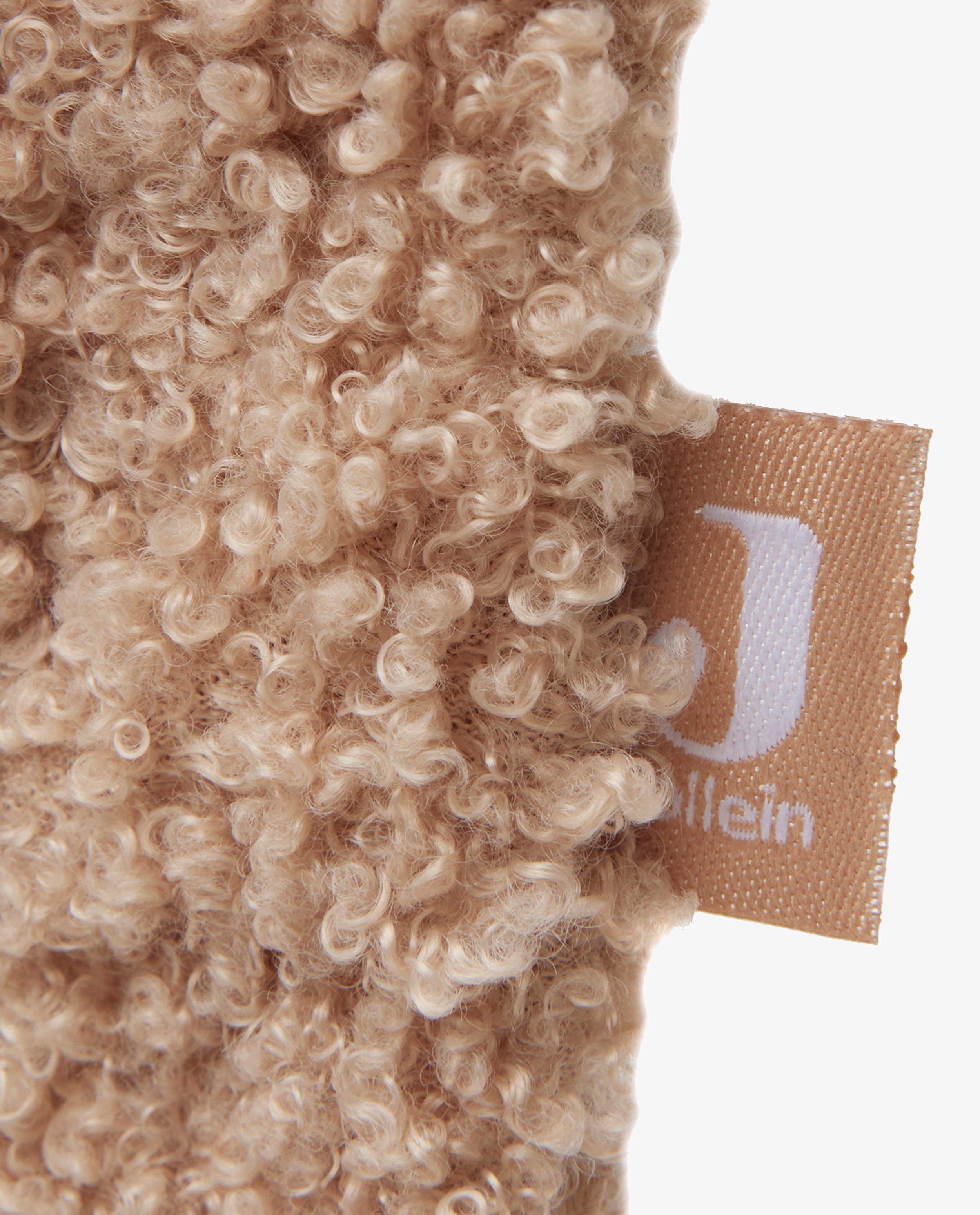 Accessoires pour bébés - Doudou attache-sucette brun en peluche
