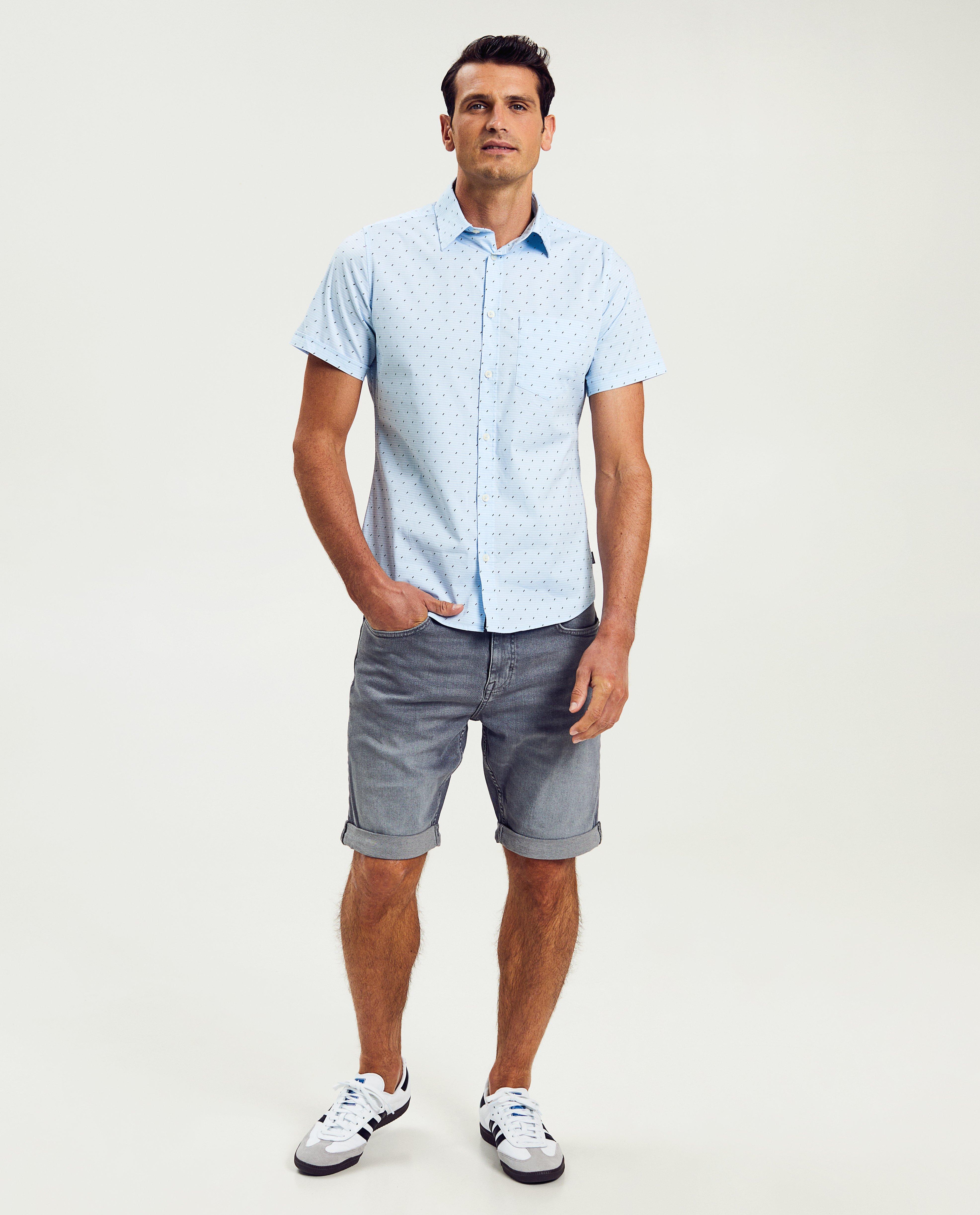 Hemden - Hemd met print, slim fit