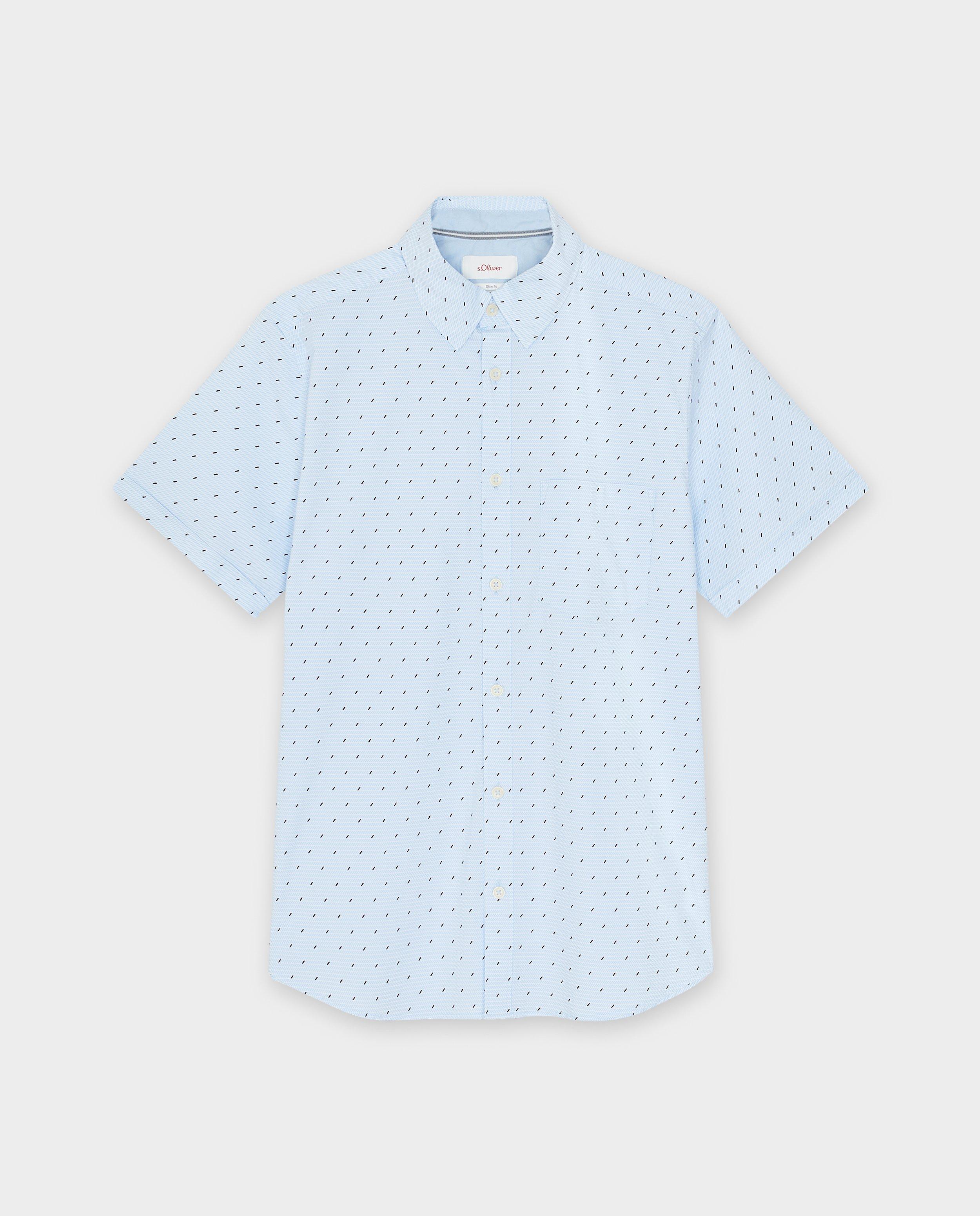 Hemden - Hemd met print, slim fit