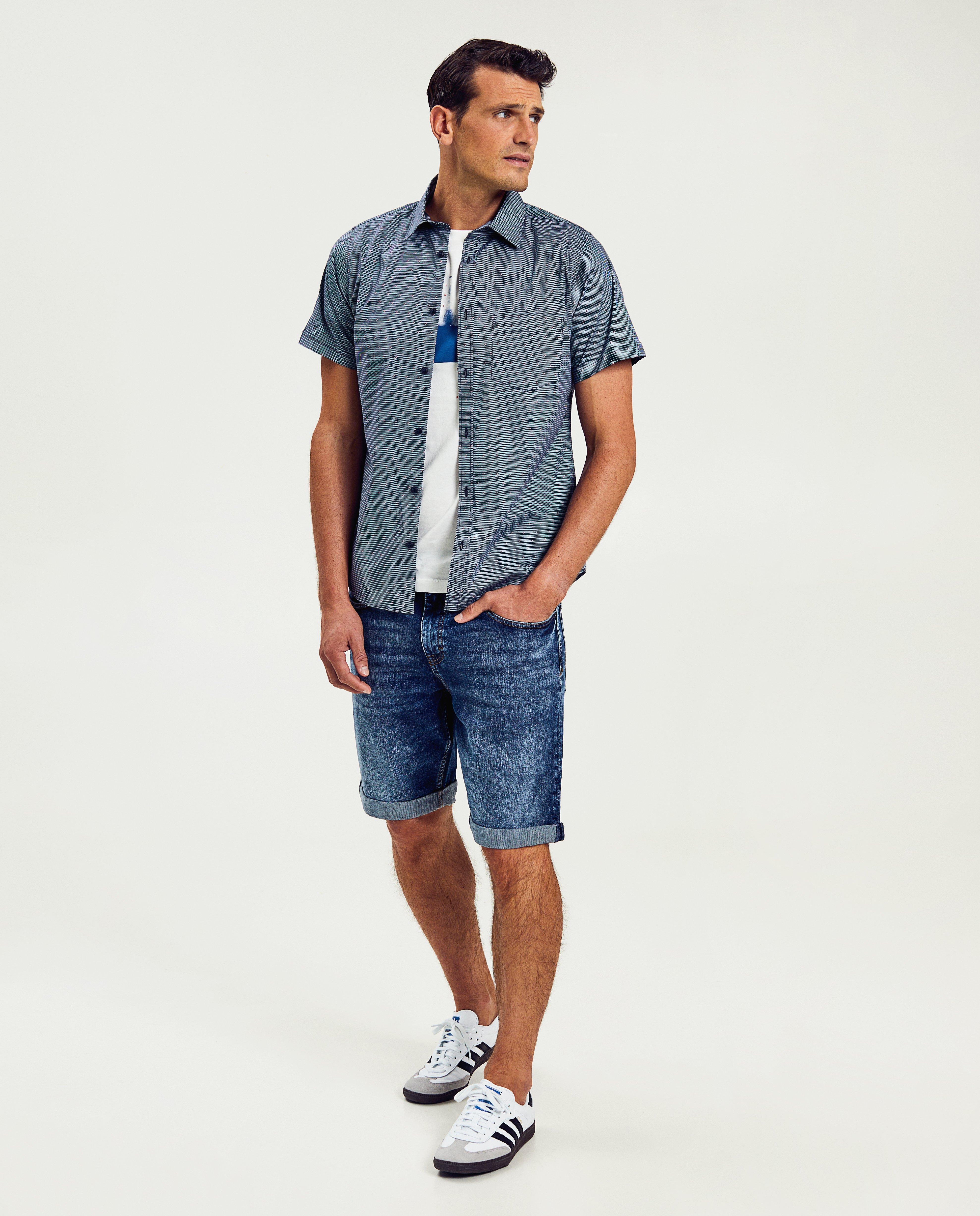 Hemden - Hemd met print, slim fit