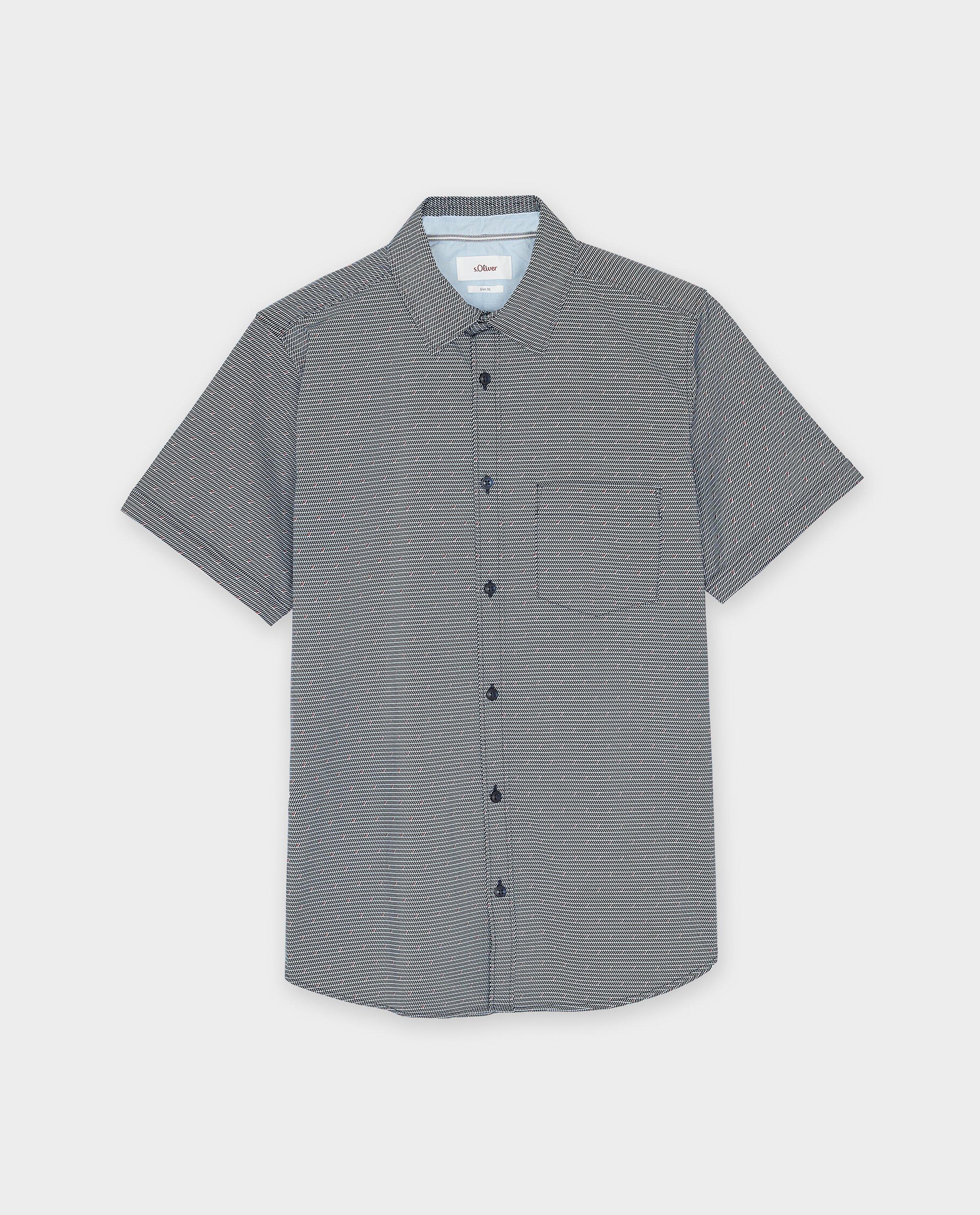Hemden - Hemd met print, slim fit