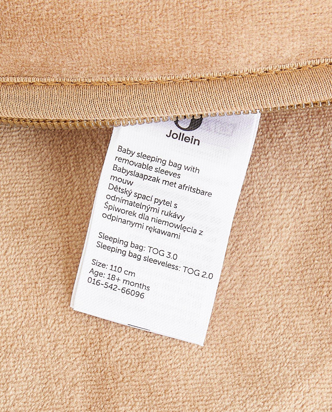 Gigoteuse en velours (110&nbsp;cm), TOG&nbsp;3,0 - D&eacute;tails du produit - brun clair - image num&eacute;ro 6