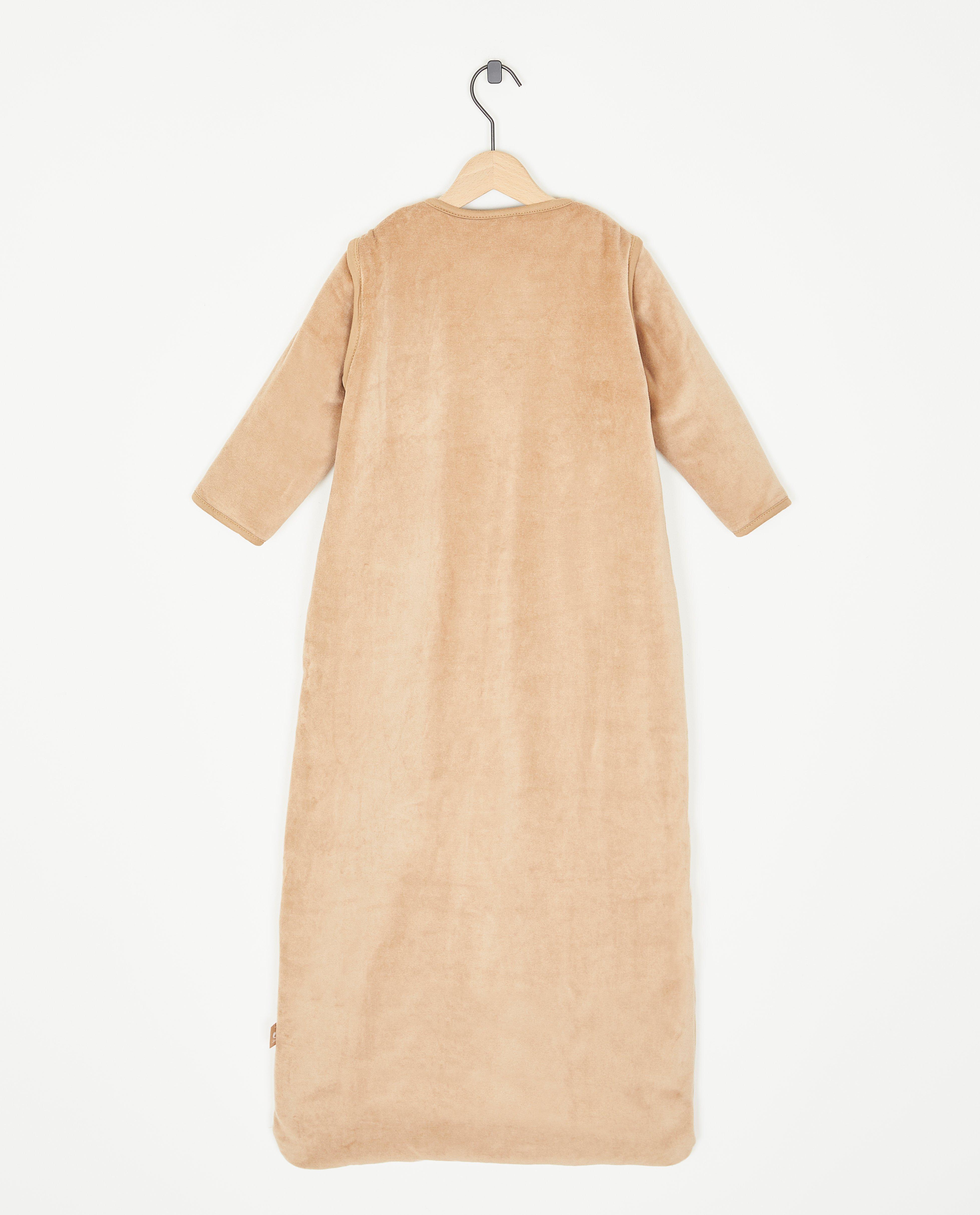 Gigoteuse en velours (110&nbsp;cm), TOG&nbsp;3,0 - D&eacute;tails du produit - brun clair - image num&eacute;ro 3