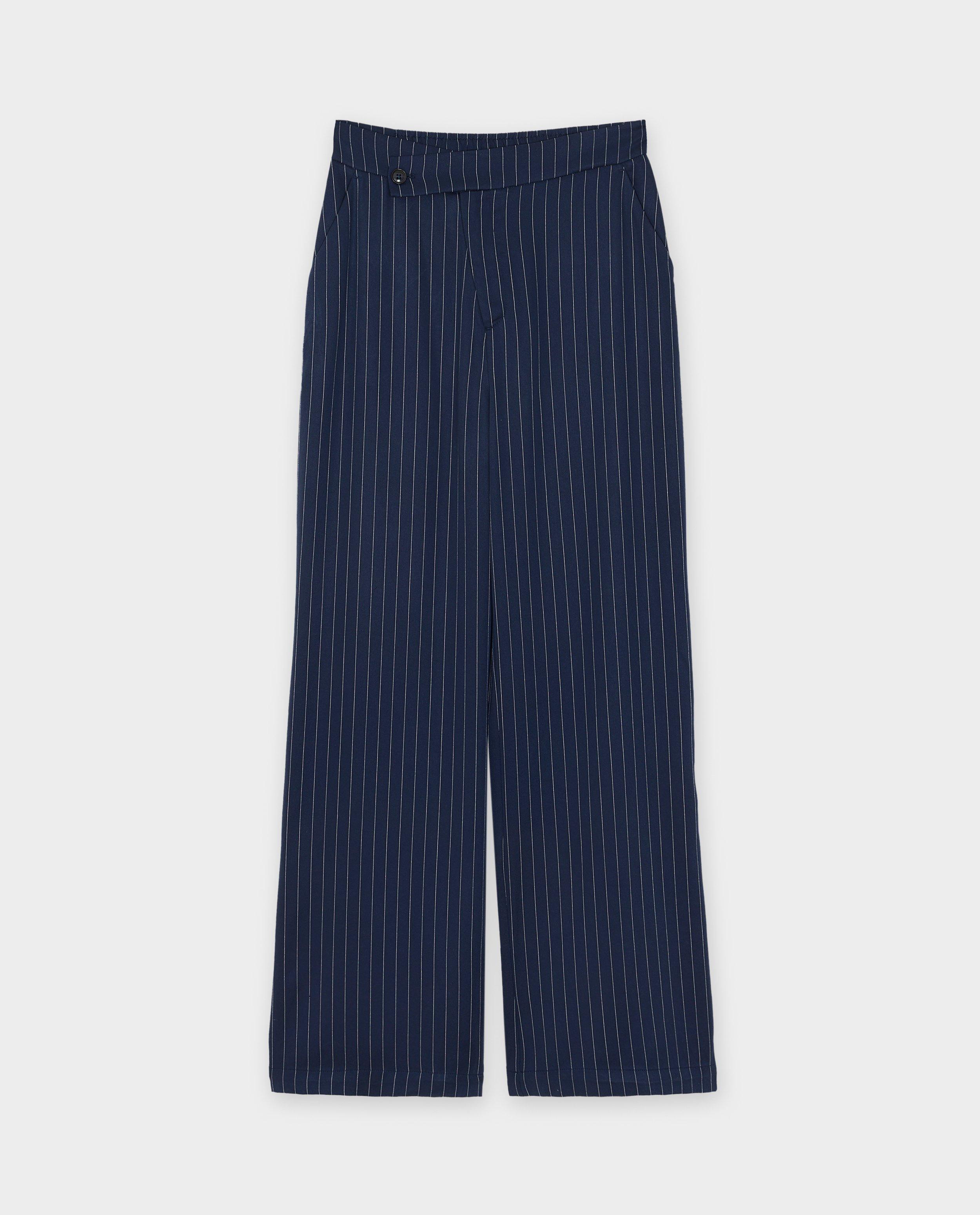 Broeken - Geklede broek met krijtstreep