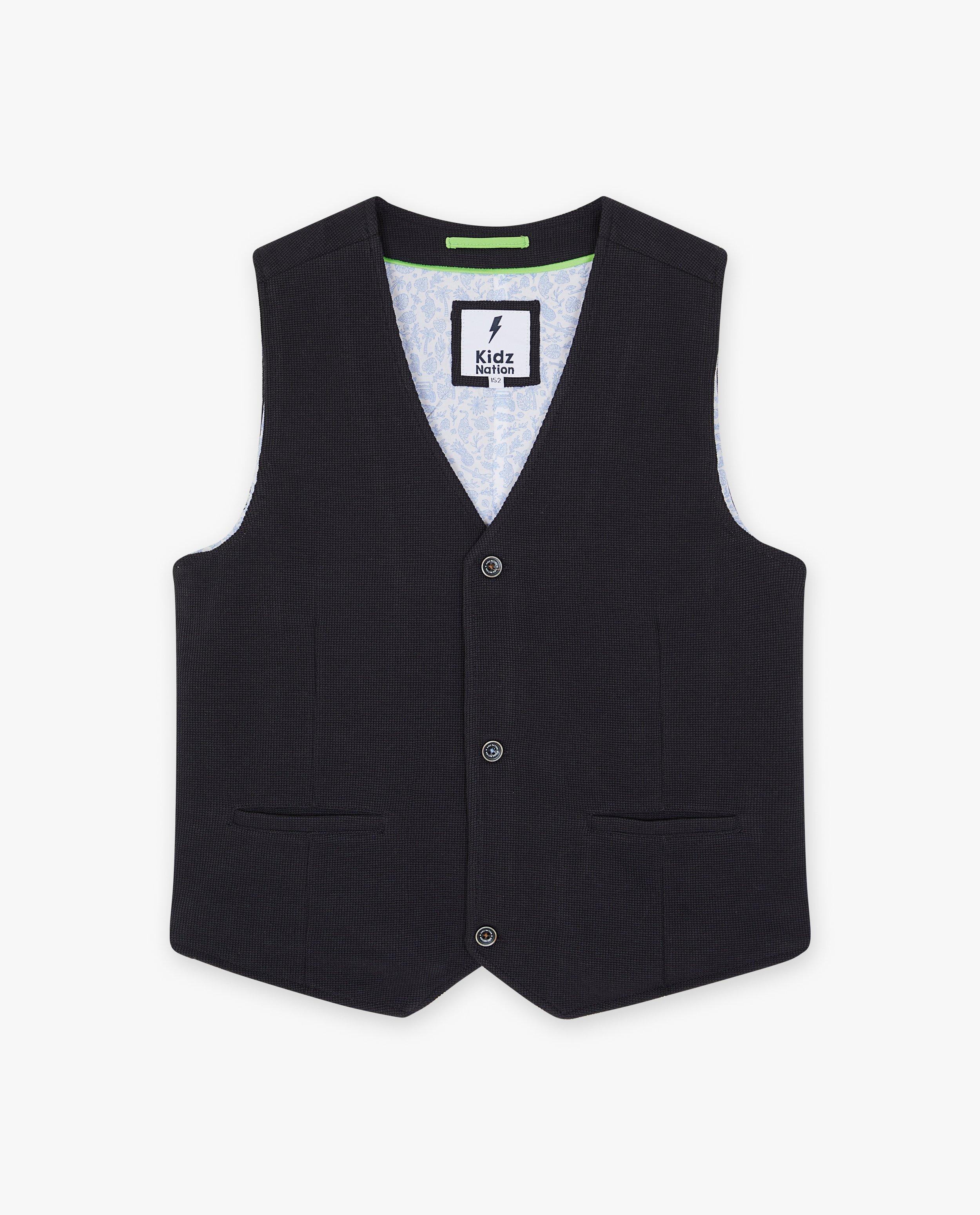 Cardigan - Gilet met wafelpatroon, feest