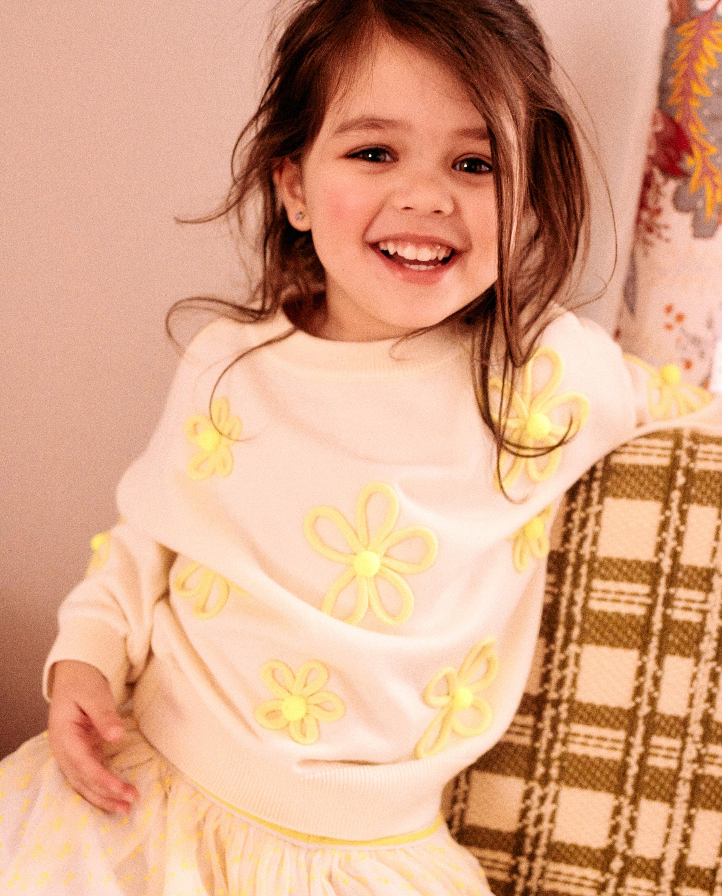 Pull avec des fleurs en relief - null - Milla Star