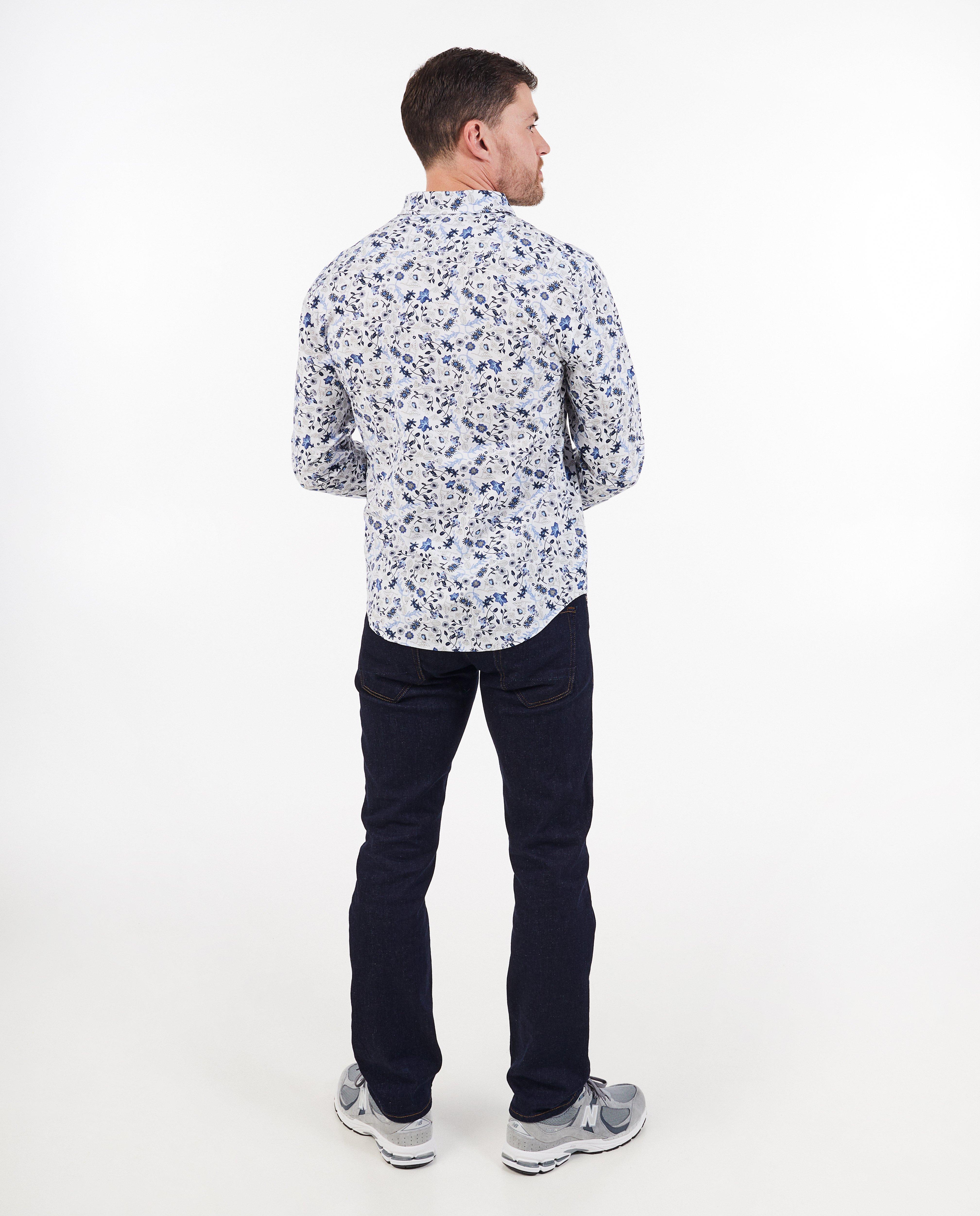 Hemden - Hemd met print, slim fit