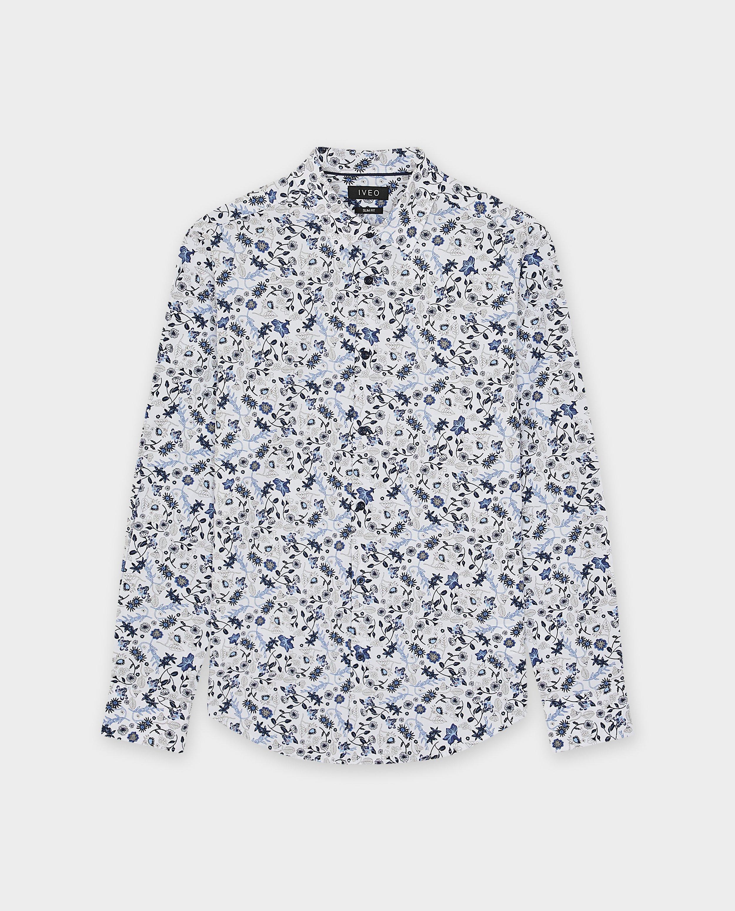 Hemden - Hemd met print, slim fit