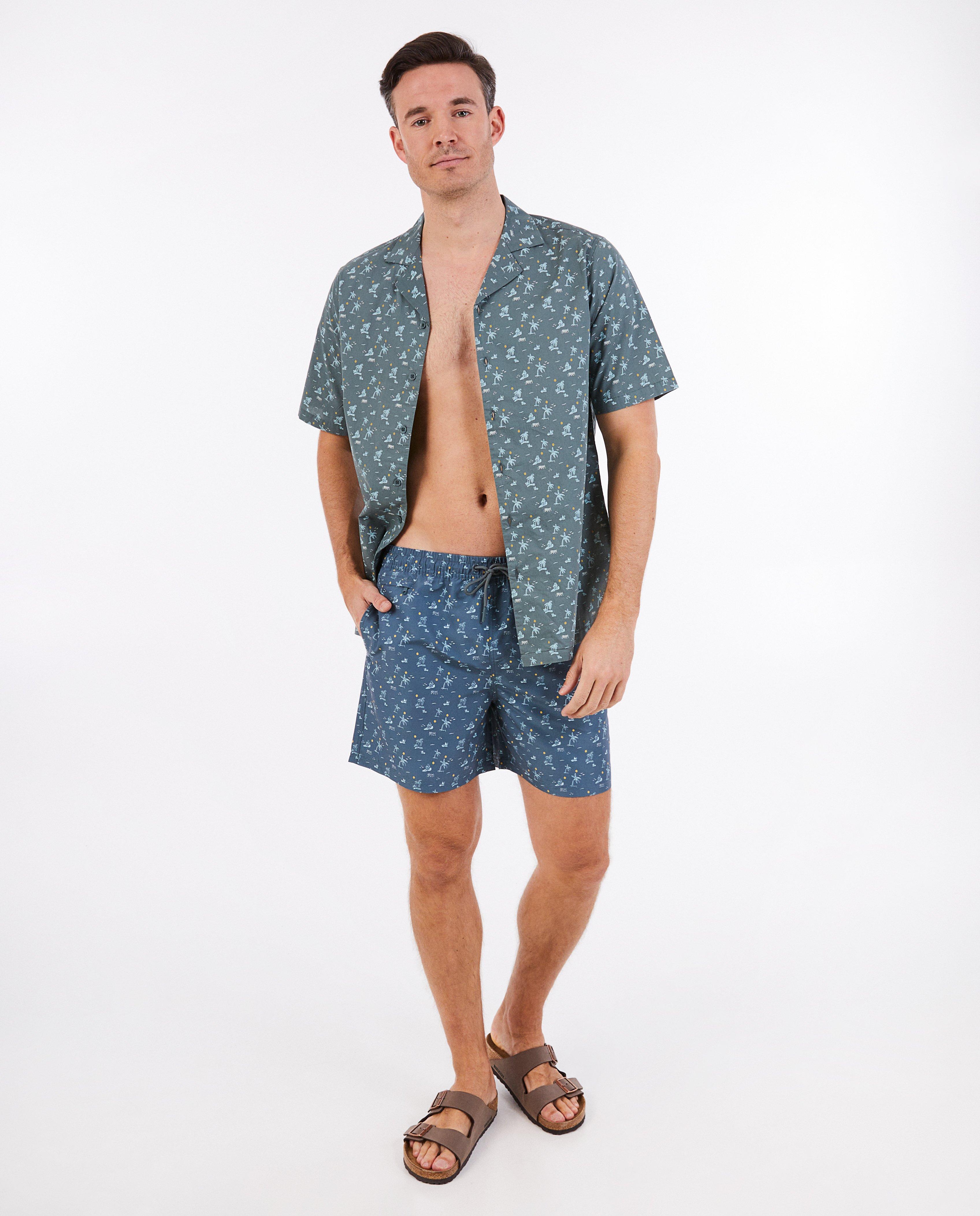 Zwemshort met print - null - Quarterback