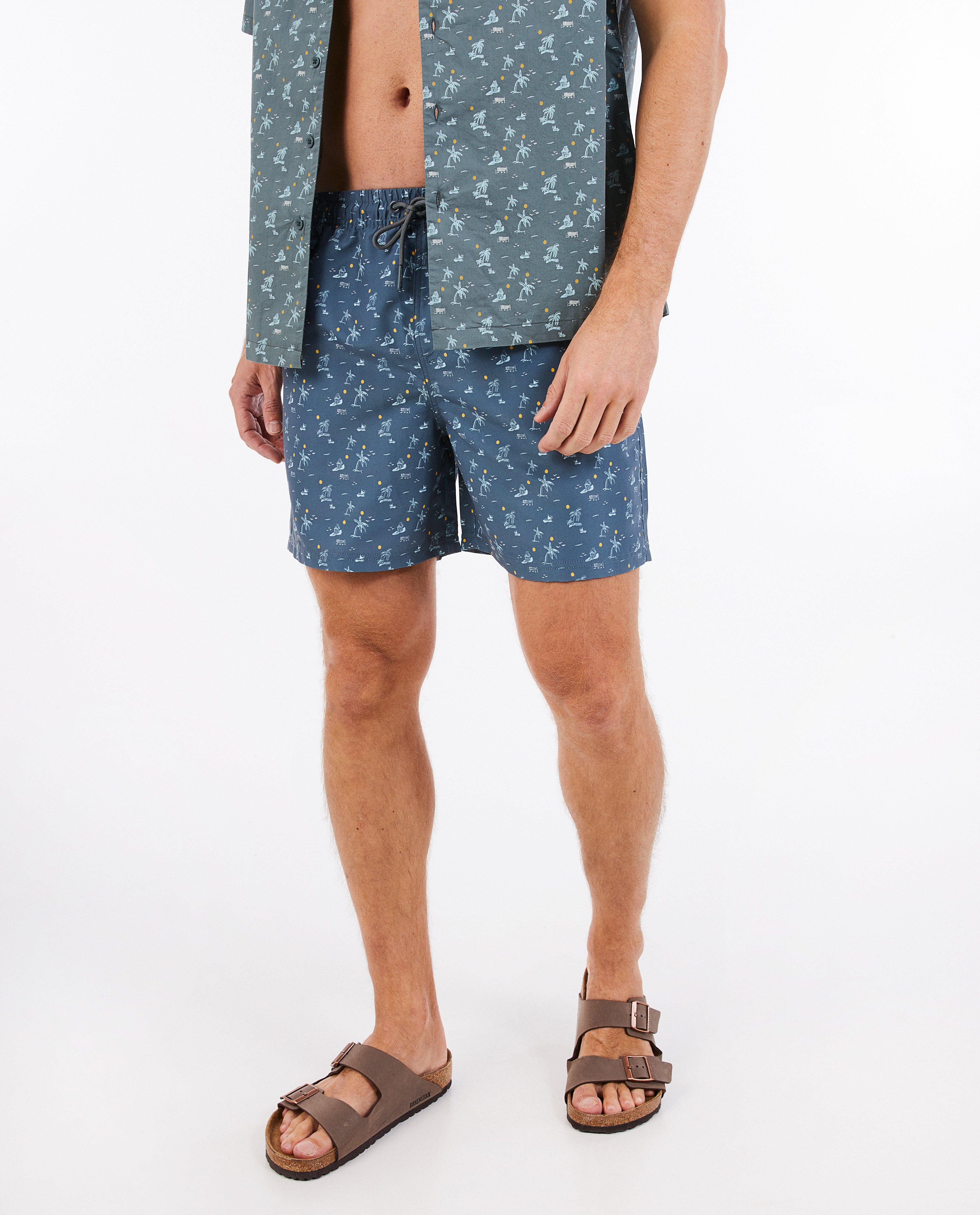 Zwemkleding - Zwemshort met print
