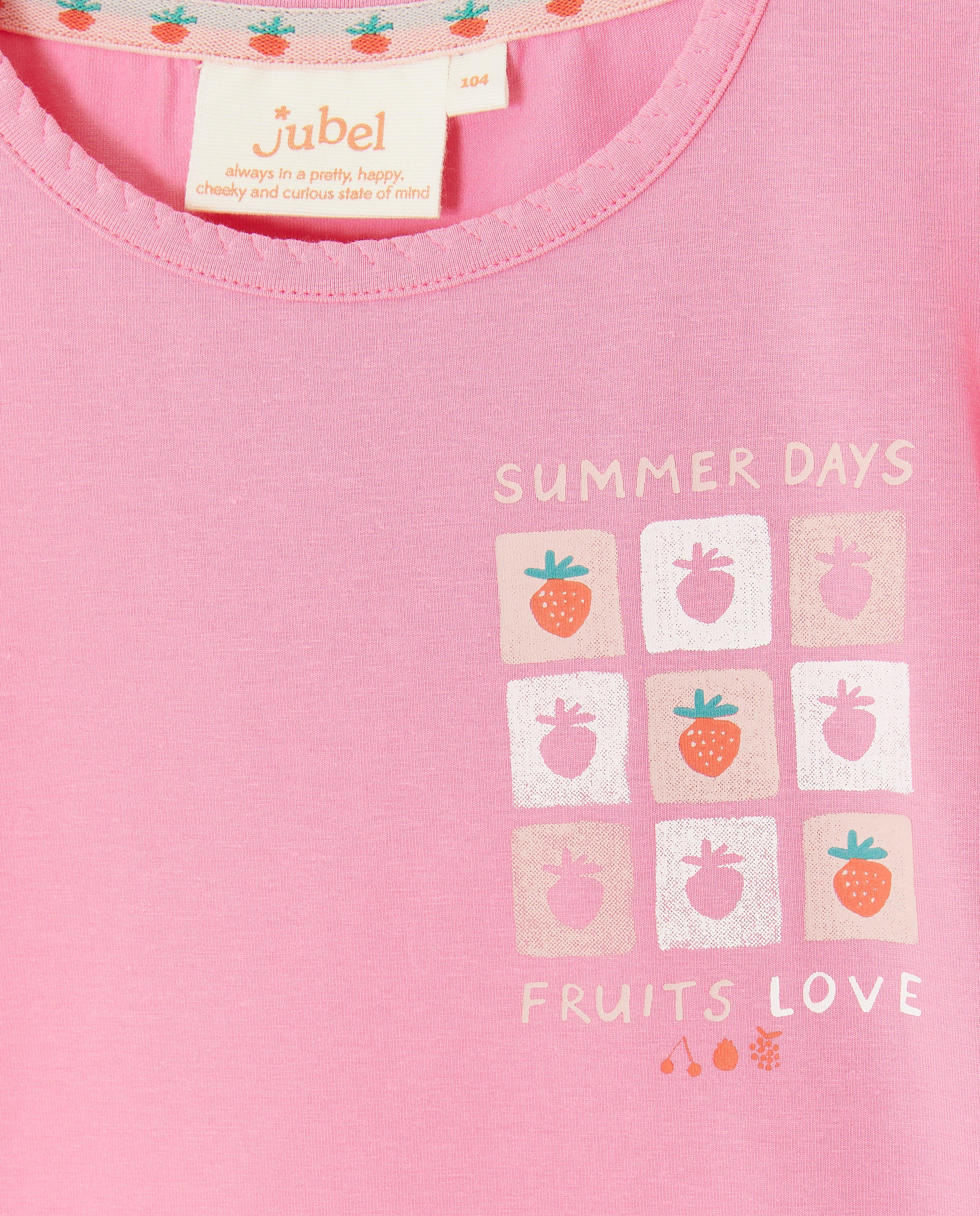 T-shirts - Roze T-shirt met print