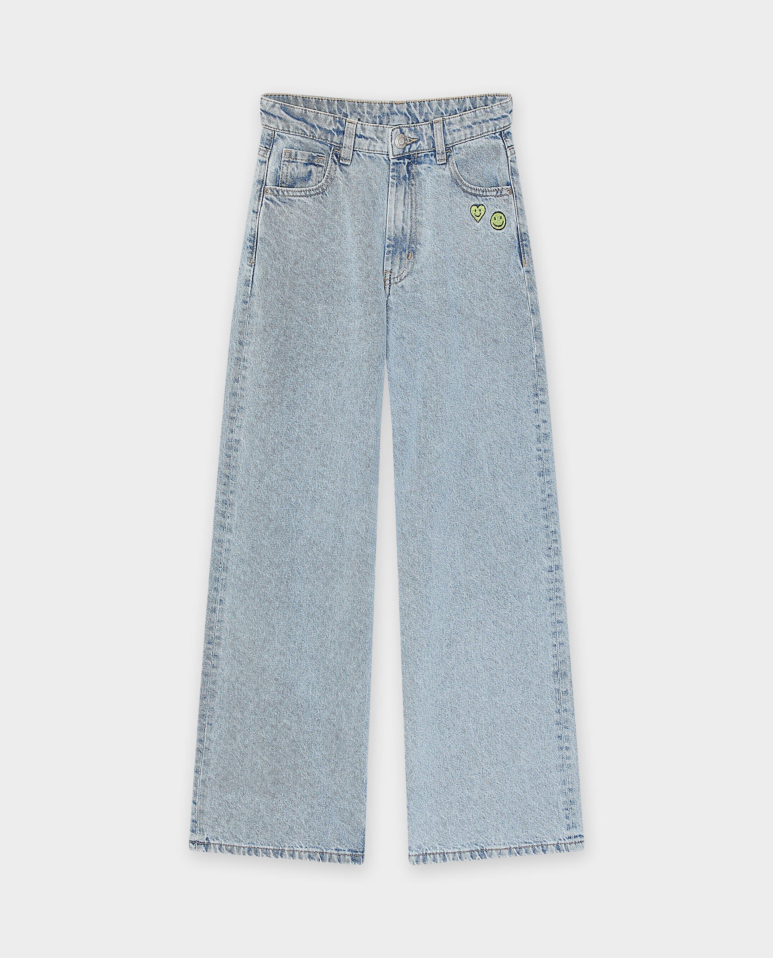 Jeans - Blauwe jeans, wide fit