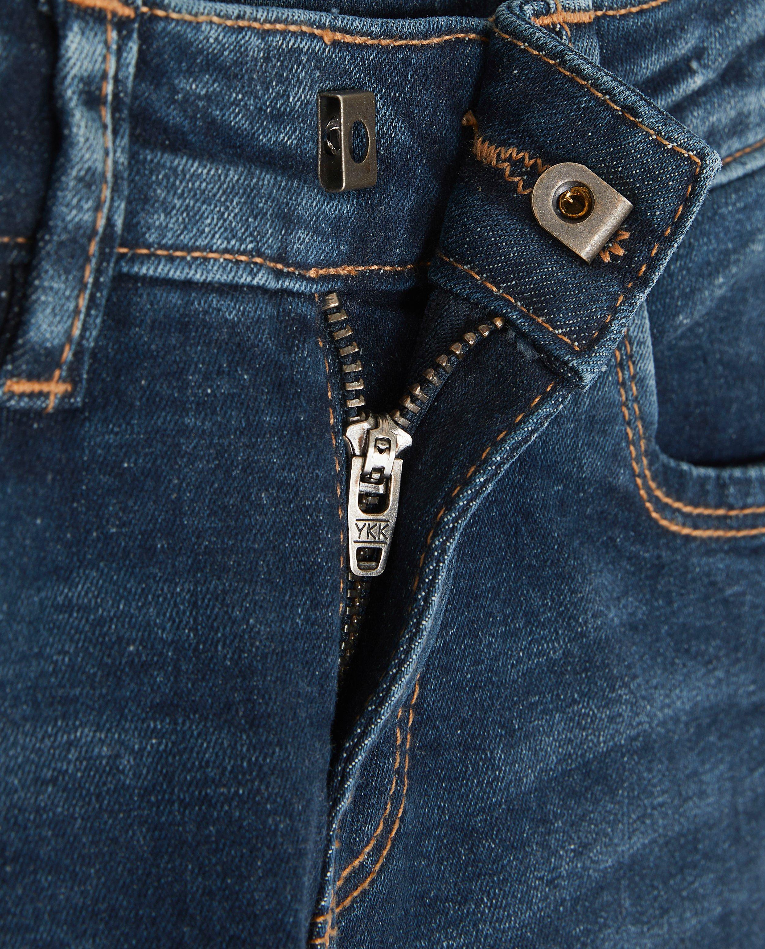 Jeans - Donkerblauwe jeans, straight fit