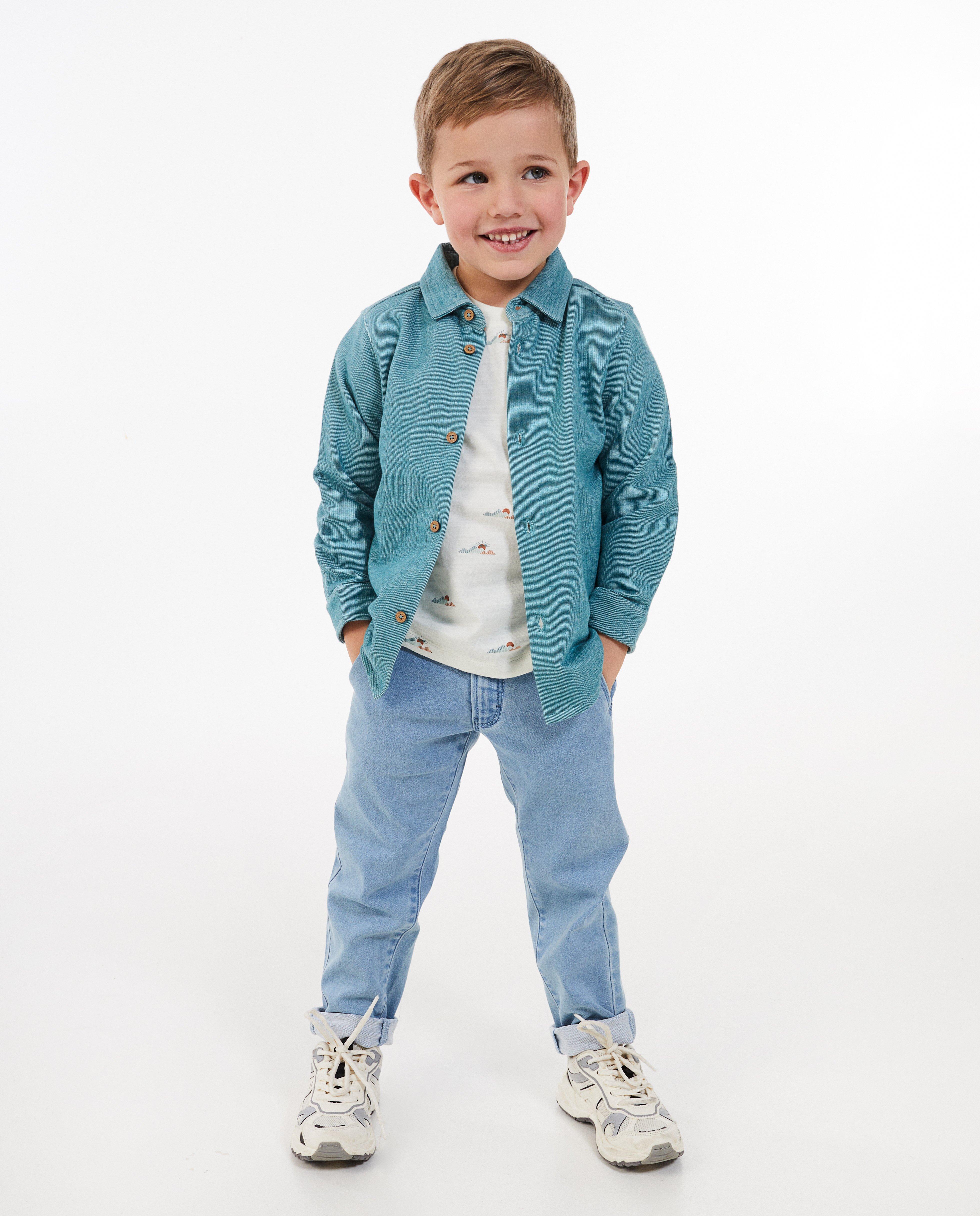 Jeans bleu, coupe décontractée - null - Kidz Nation