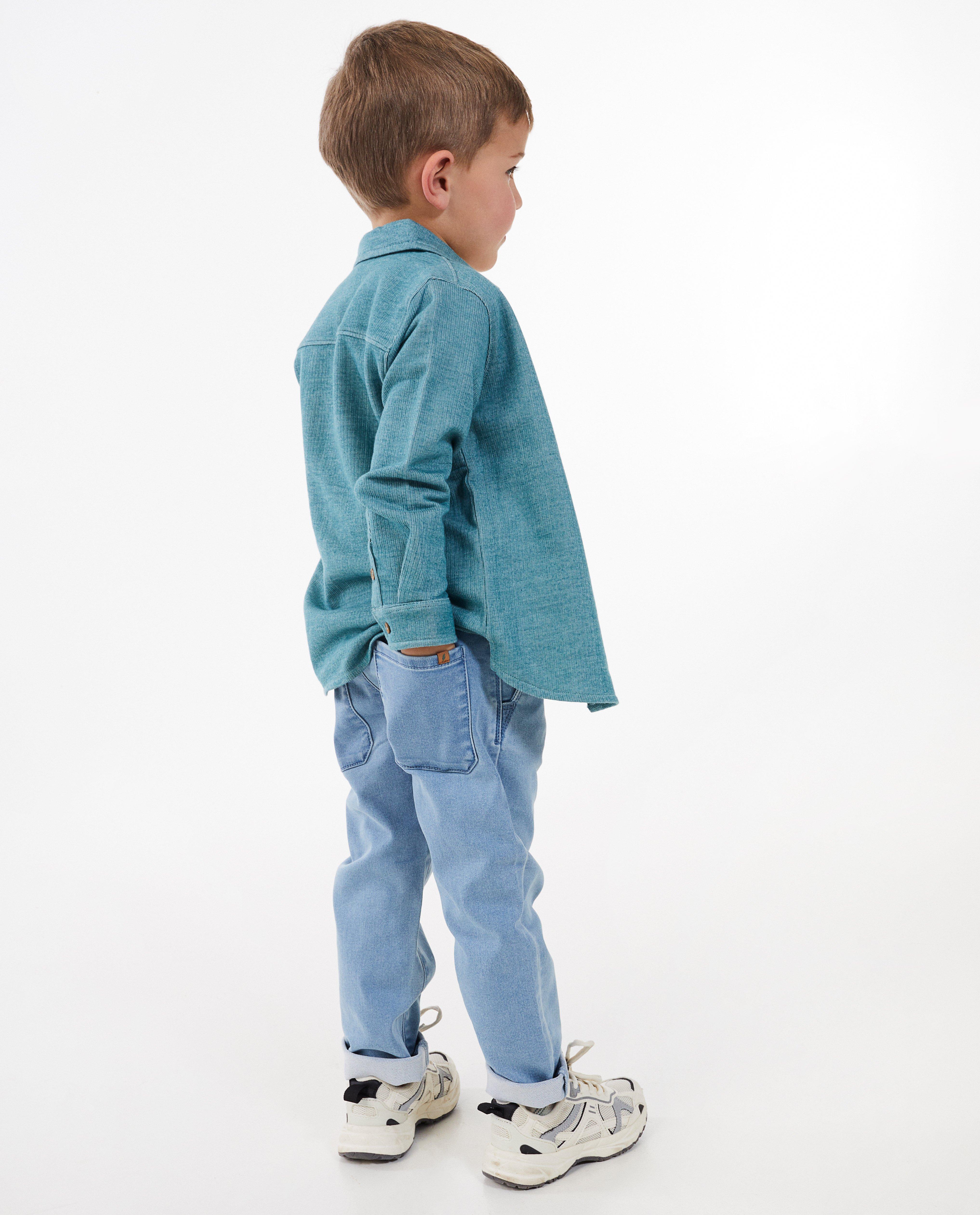 Jeans - Jeans bleu, coupe décontractée