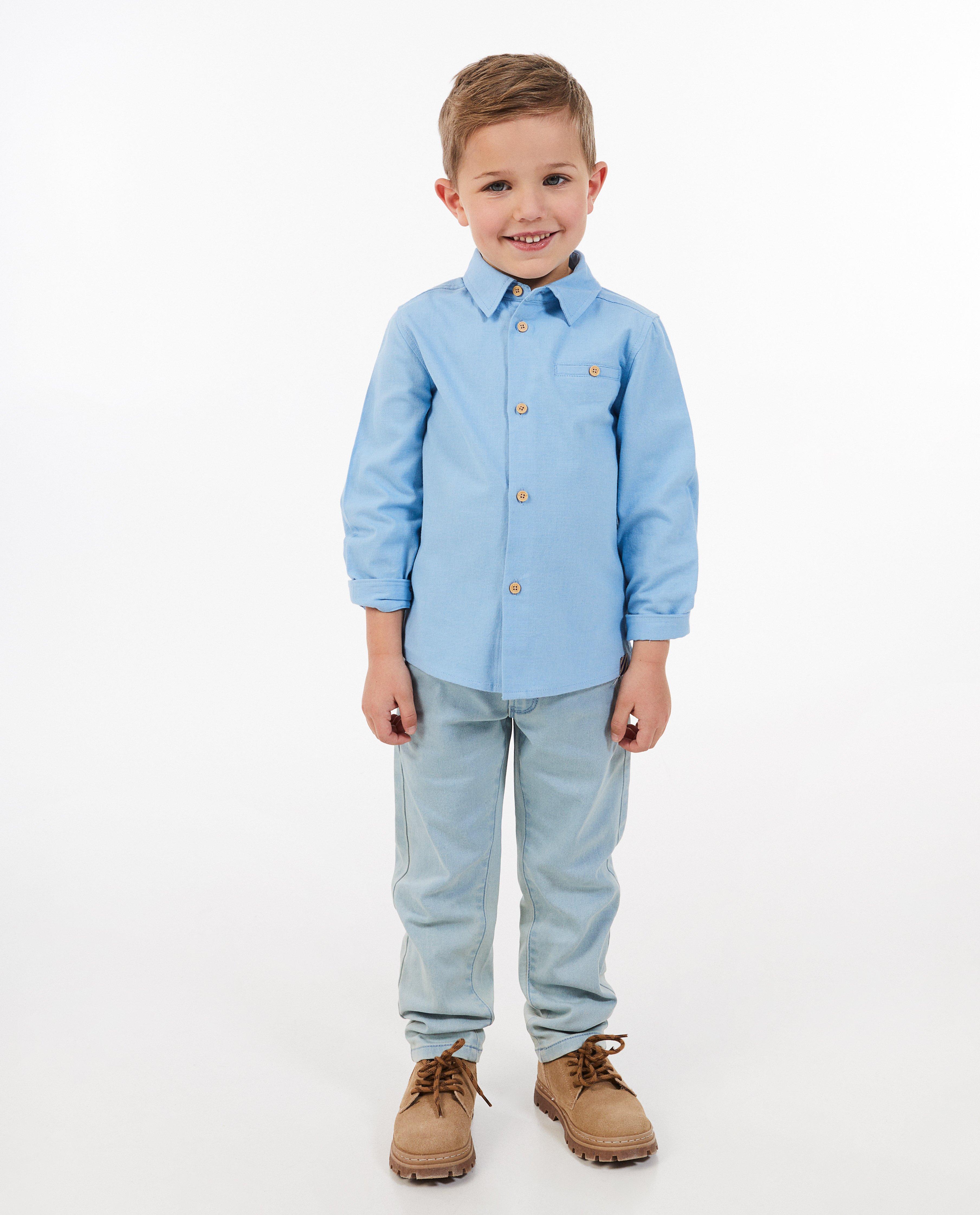 Jeans bleu clair, coupe décontractée - null - Vic le Viking
