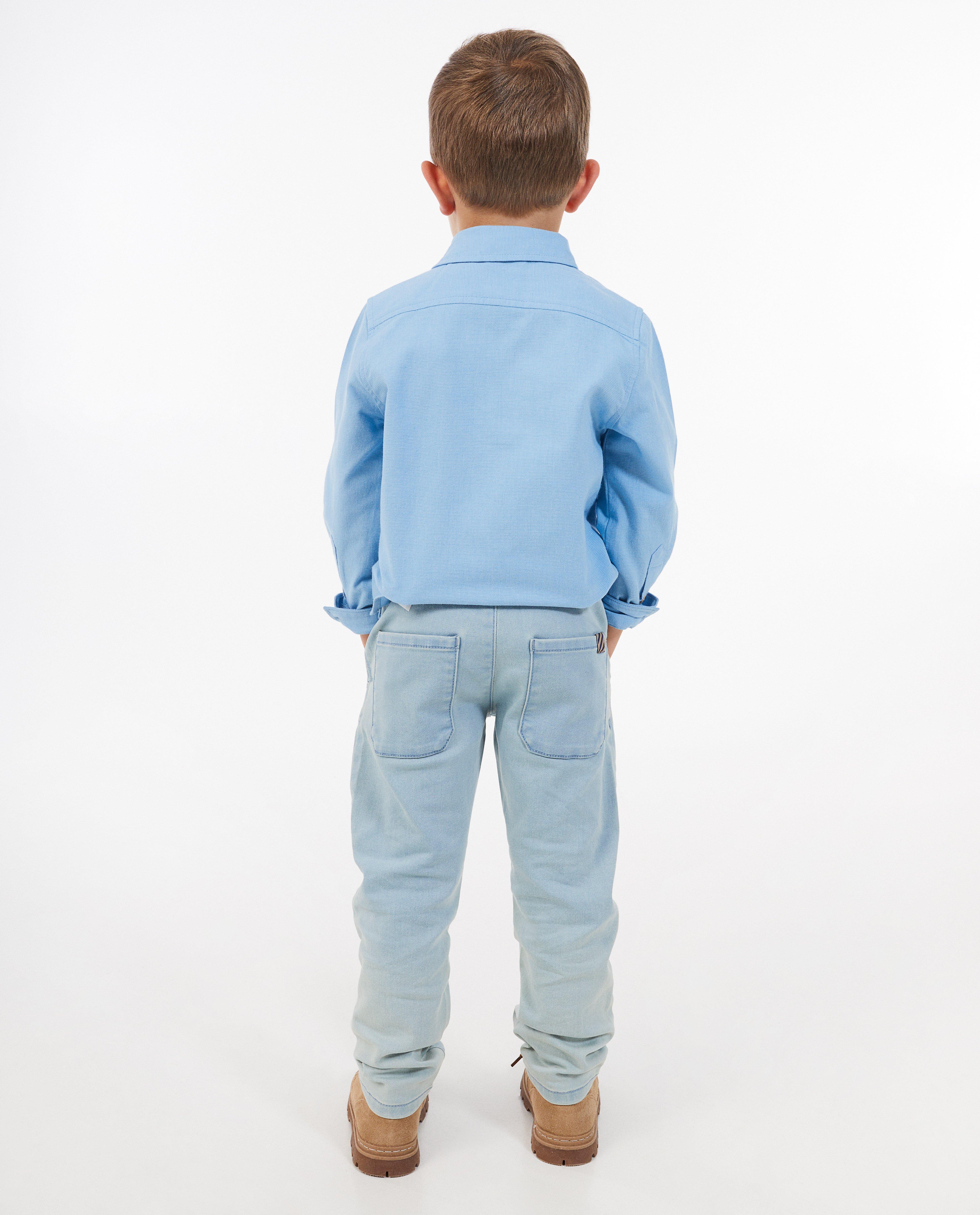Jeans - Jeans bleu clair, coupe décontractée