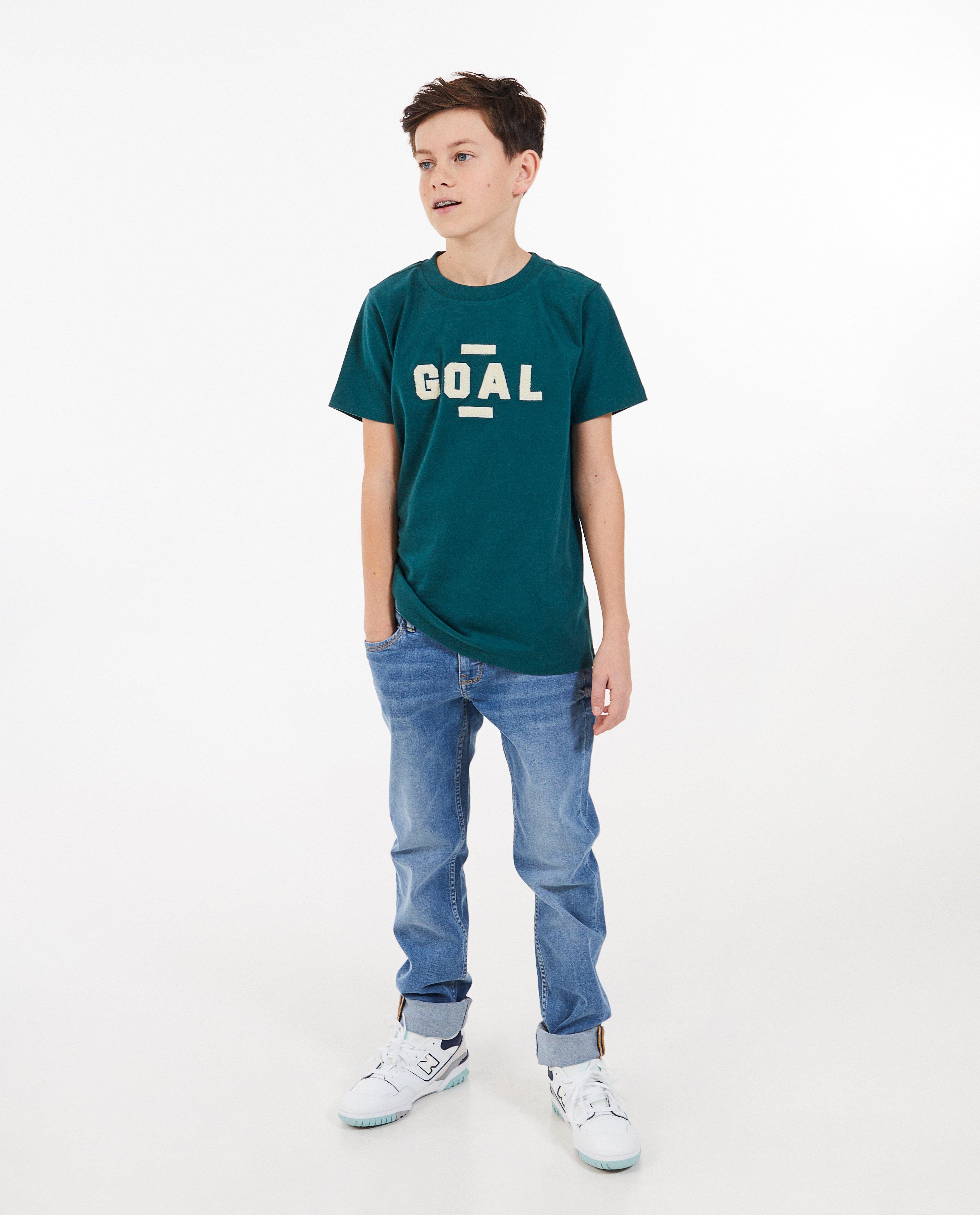 Blauwe jeans, straight fit - null - Besties