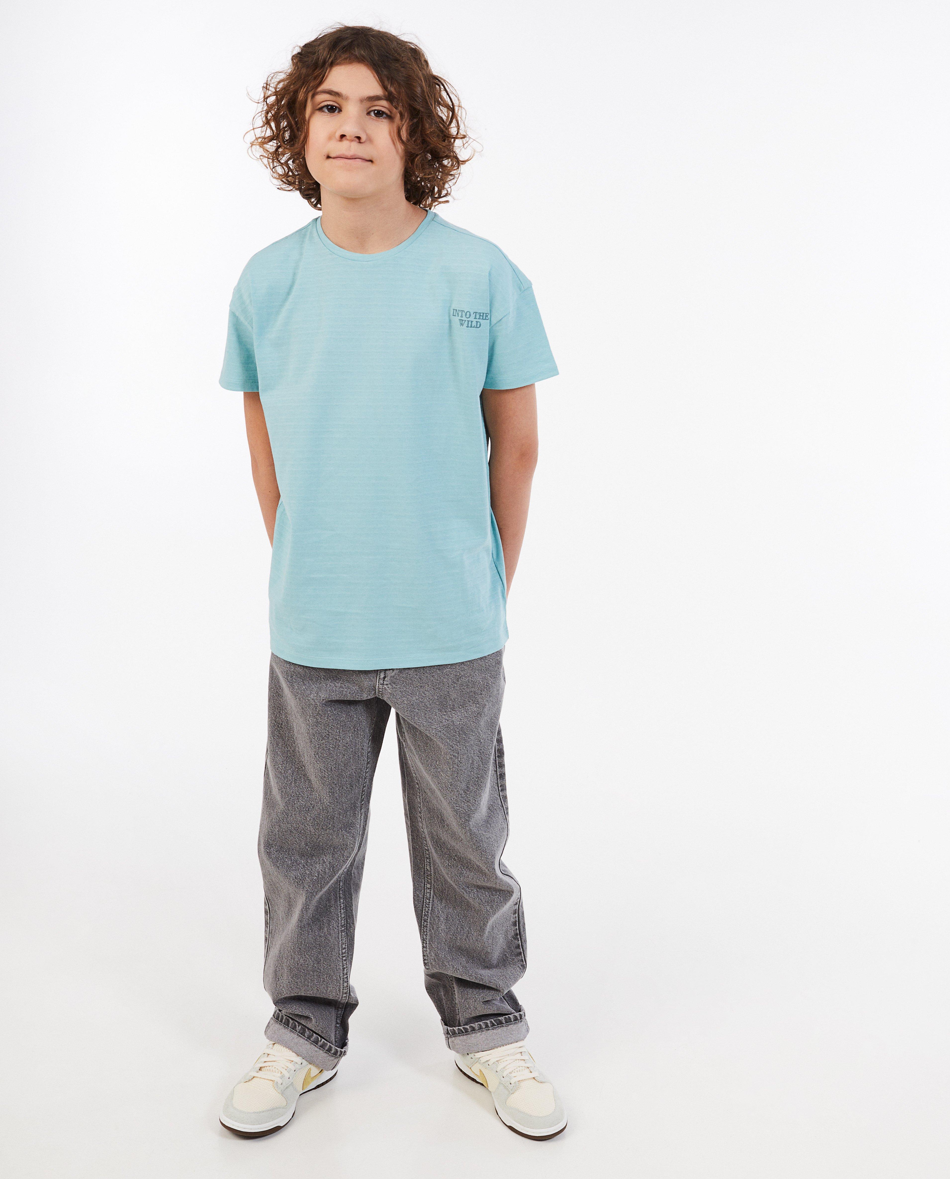 Grijze jeans, loose fit - null - Fish & Chips