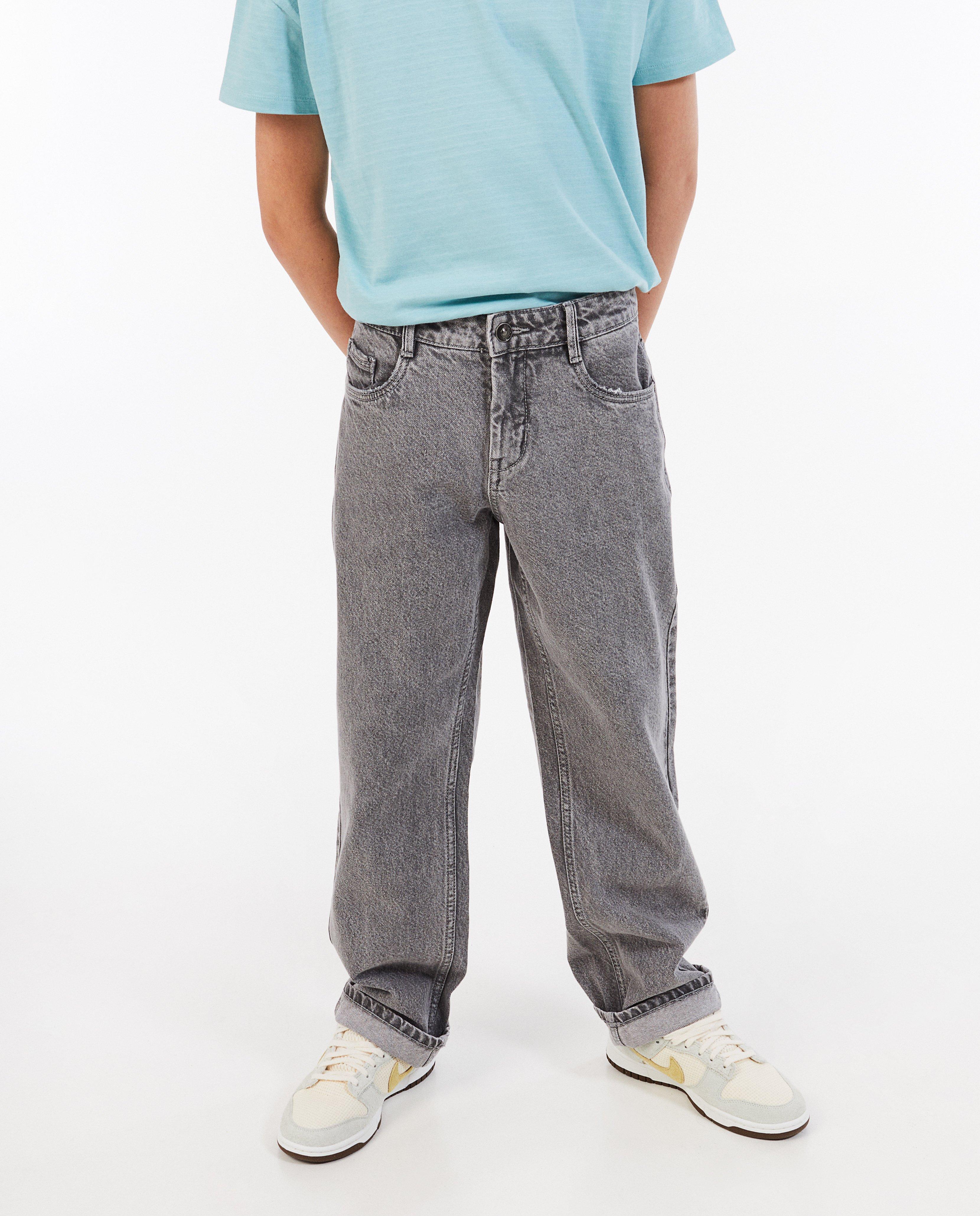 Jeans - Grijze jeans, loose fit