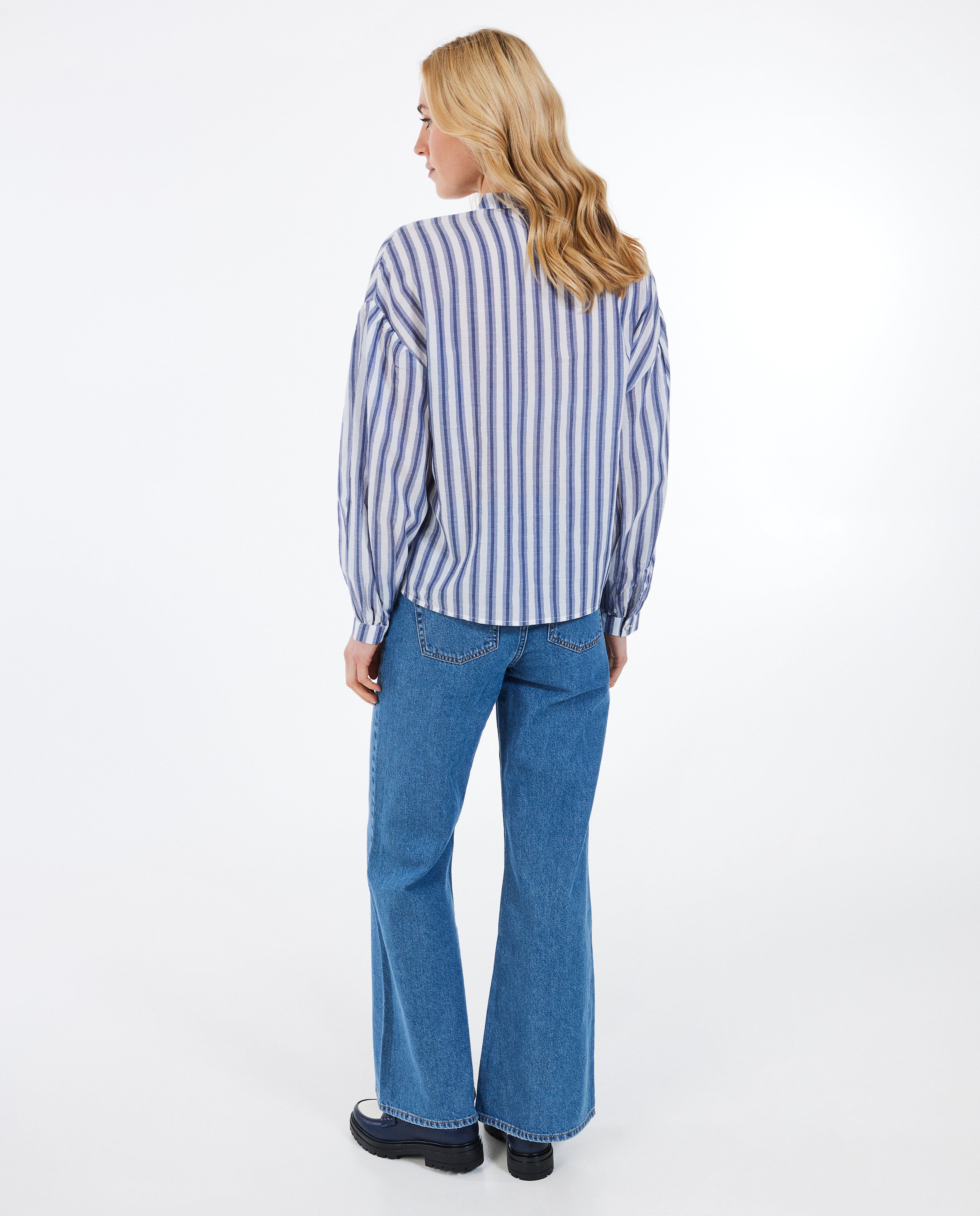 Jeans - Jeans bleu à pattes d’éléphant