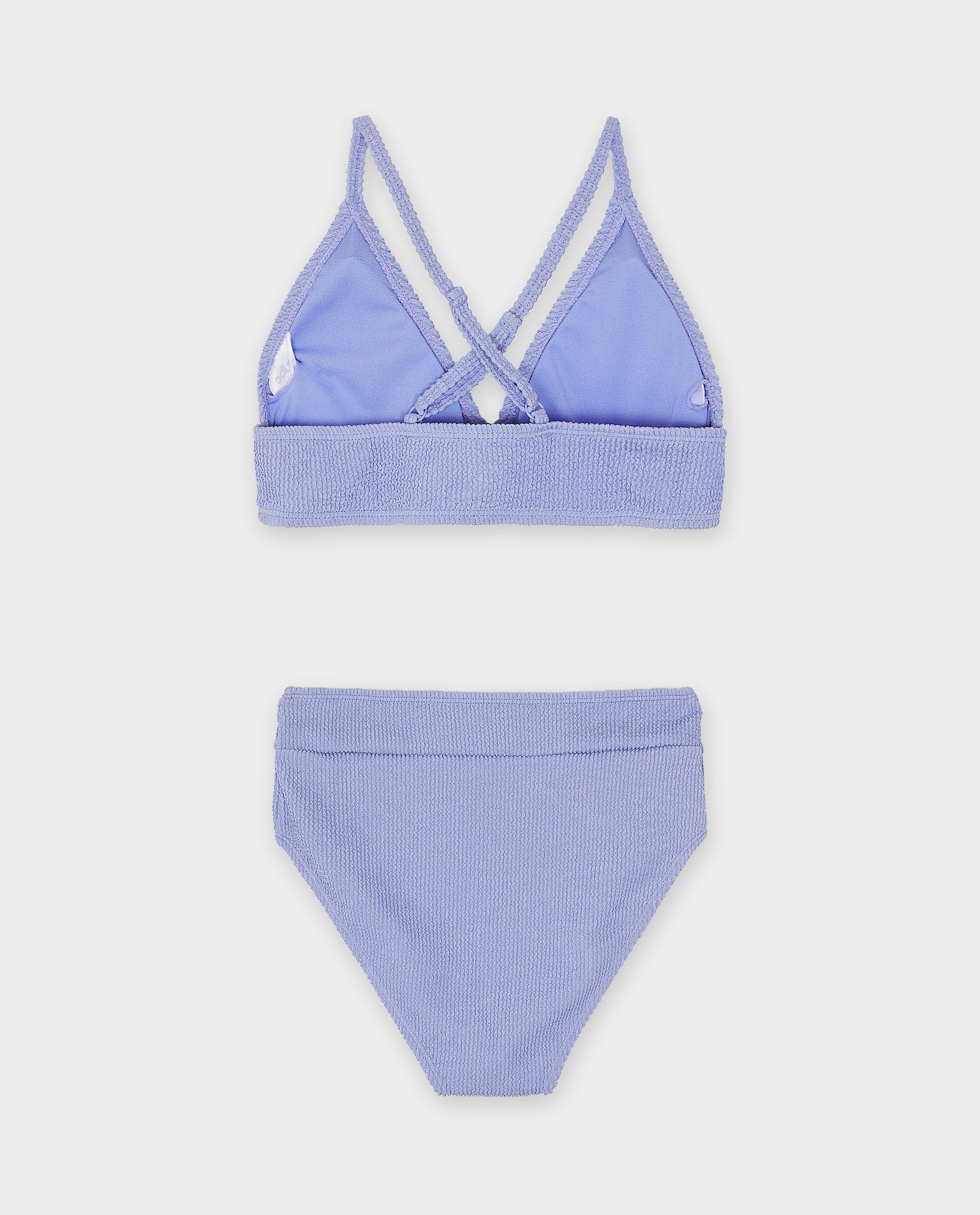 Zwemkleding - Paarse bikini met structuur