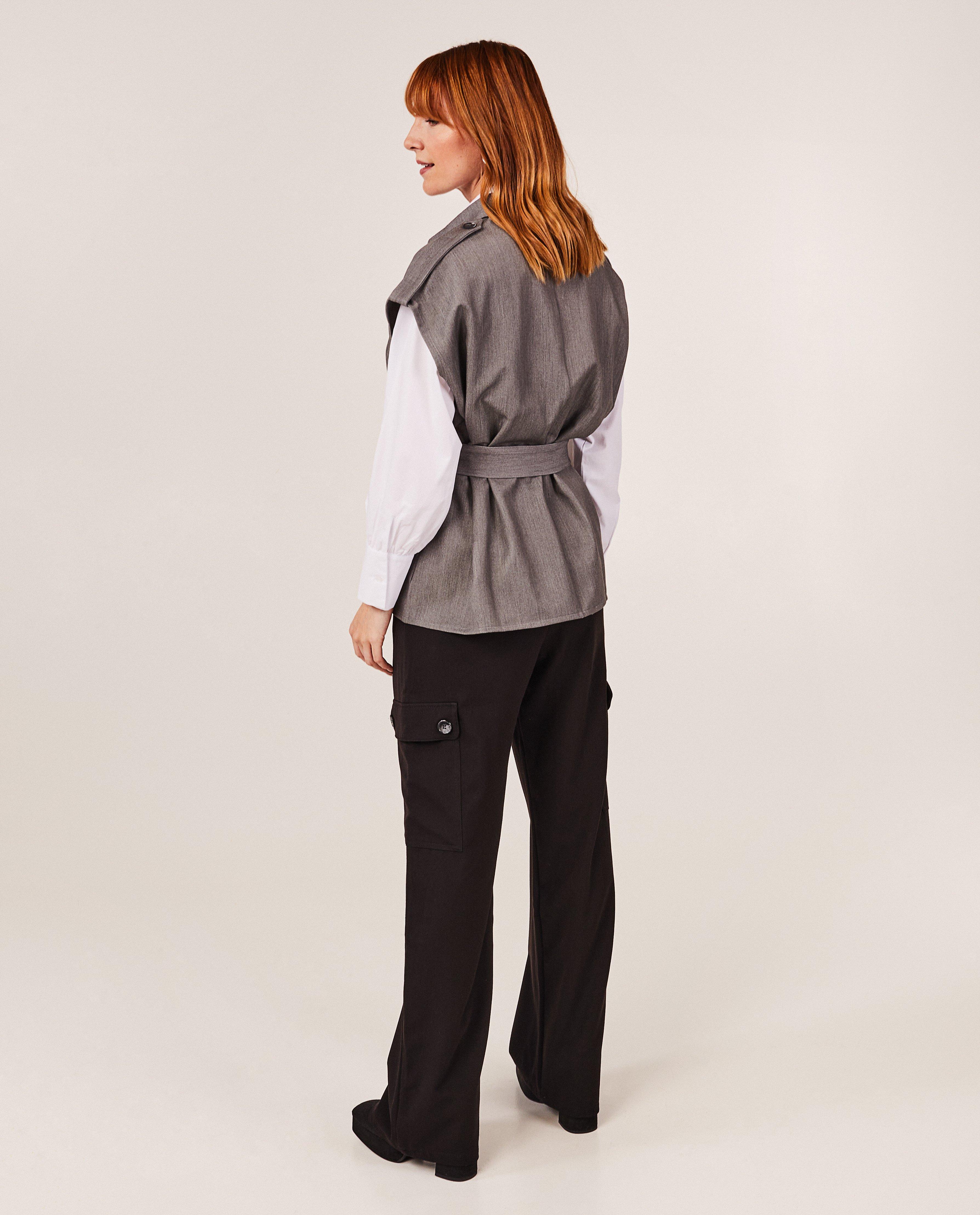 Blazers - Mouwloos vest met knooplint