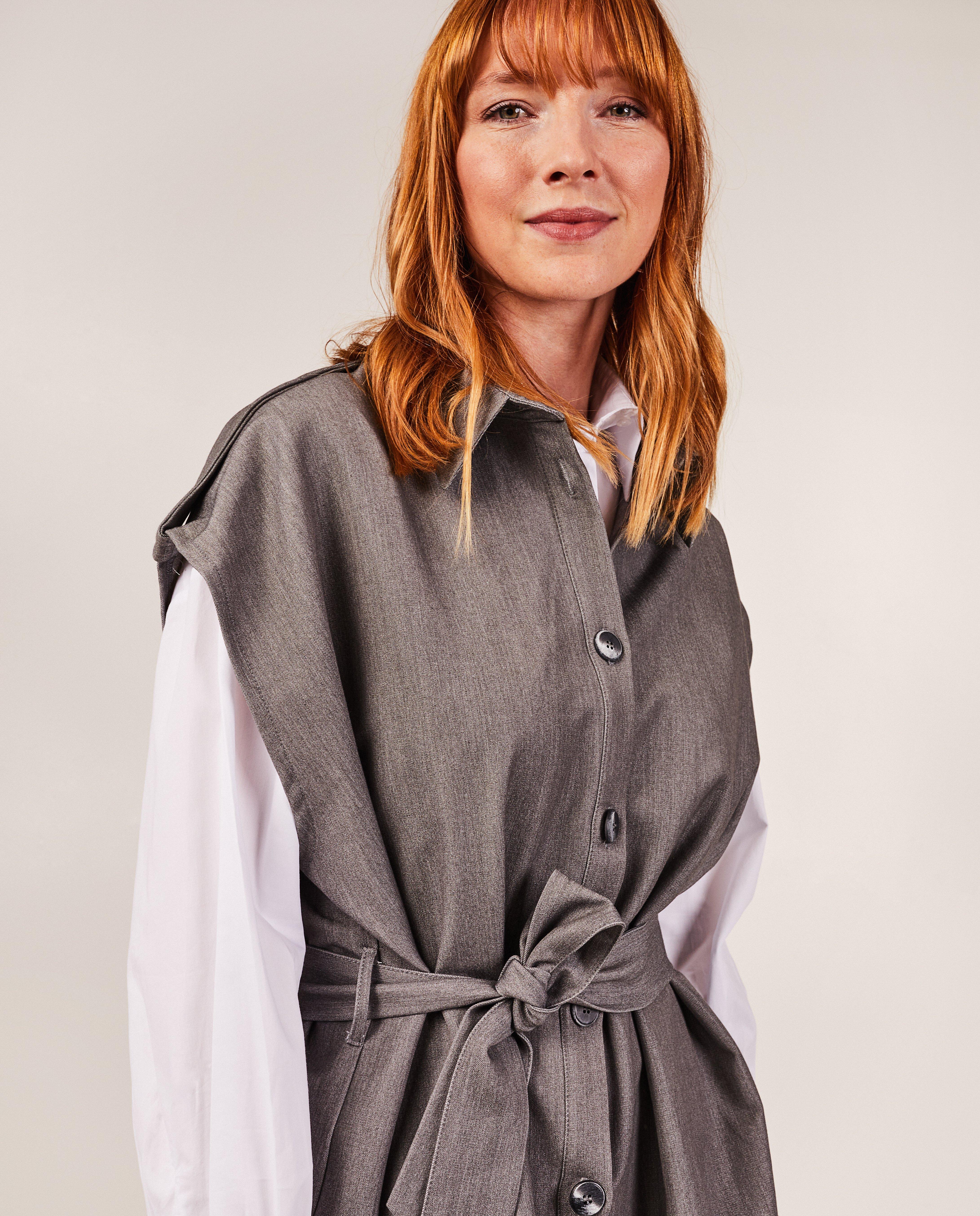 Blazers - Mouwloos vest met knooplint