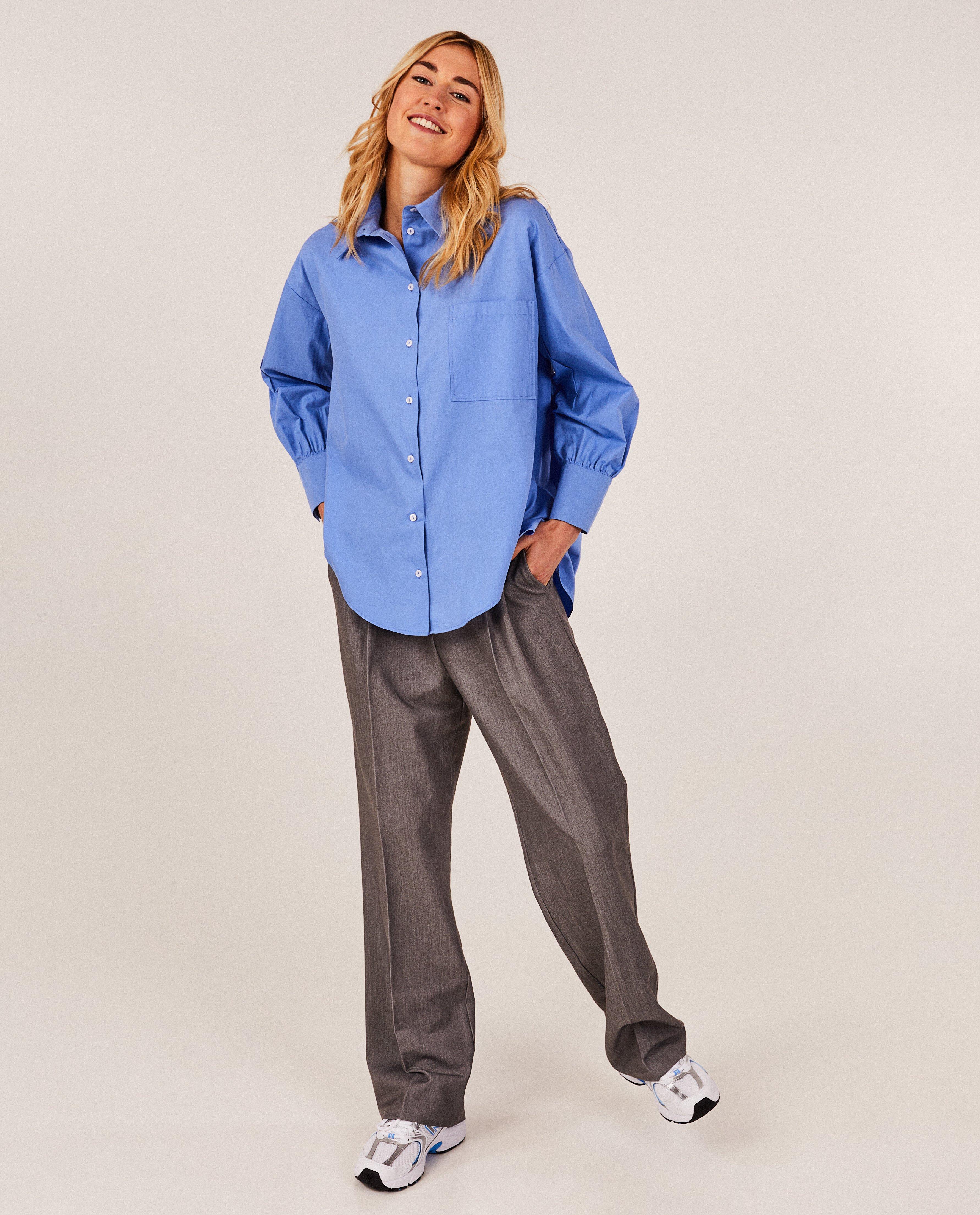 Grijze geklede broek - null - Sora